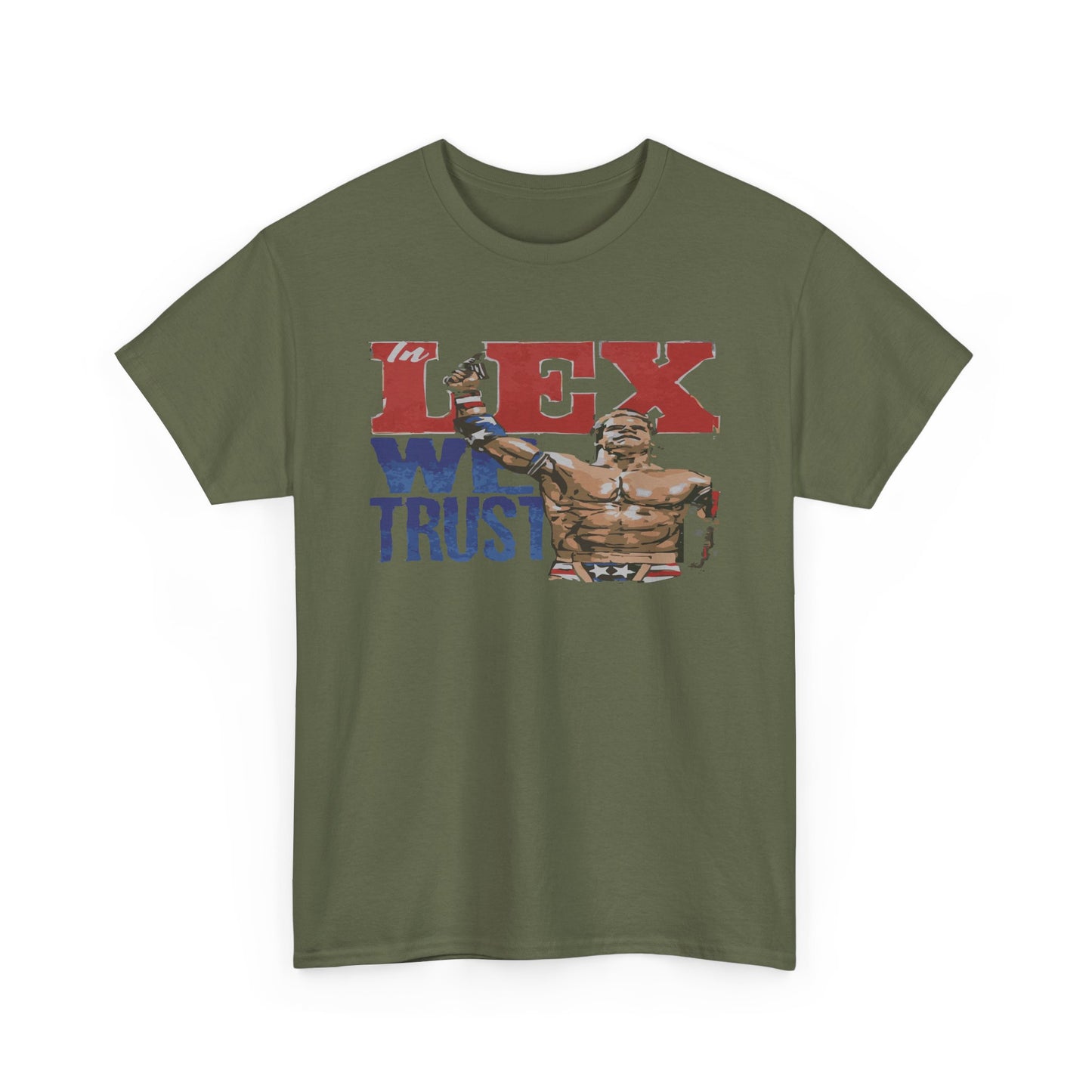 Unisex Cotton Tee with 'In Lex We Trust' Design, Casual Wear, Gift for Him/Her, Birthday, Independence Day, Patriotic Apparel