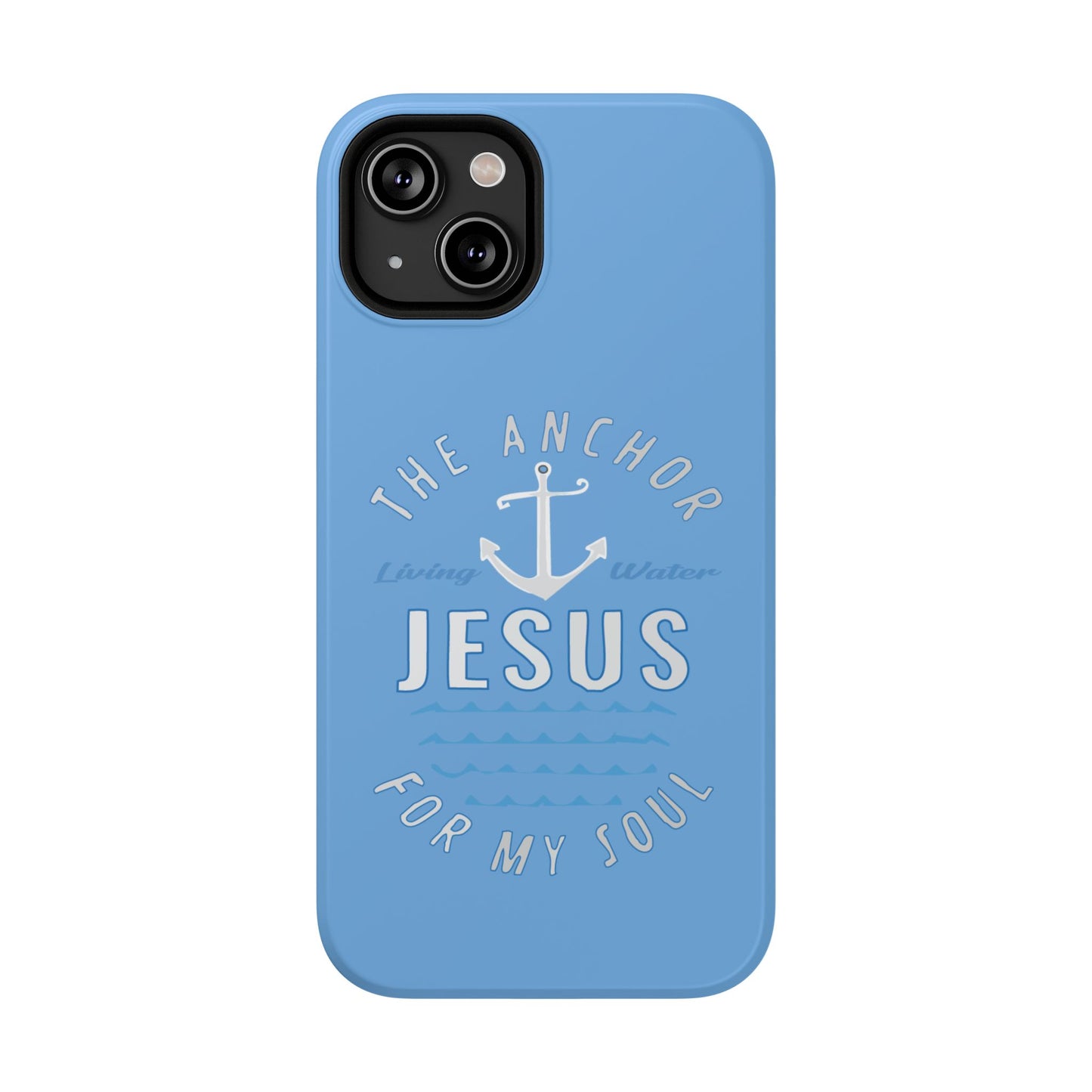 Jesus Anchor Phone Case, Christian Tech Accessories, Inspirational Gifts, Unique Phone Covers, Faith-Based Decor