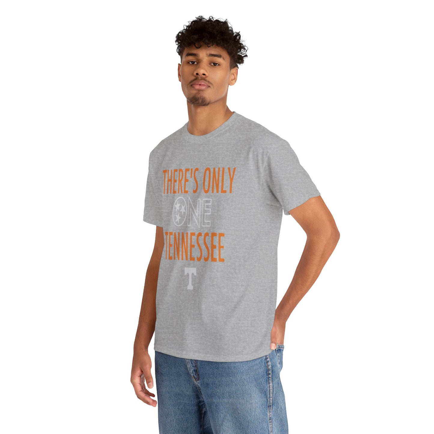 Tennessee Pride Tee, Unisex Heavy Cotton Tee, Tennessee Fans Gift, College Sports Apparel, Casual Everyday Wear, State Pride Shirt