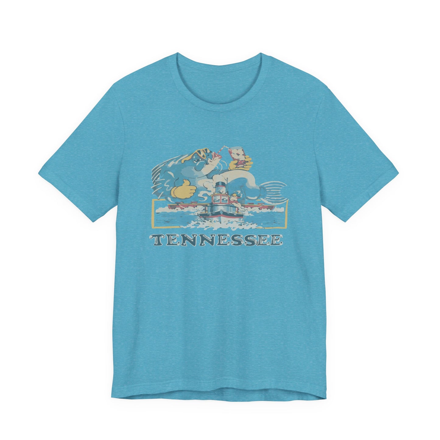 Tennessee Vintage Graphic Tee, Unisex Jersey Short Sleeve T-Shirt, Souvenir Shirt, Vacation Wear, Gift for Travelers, Retro Tee