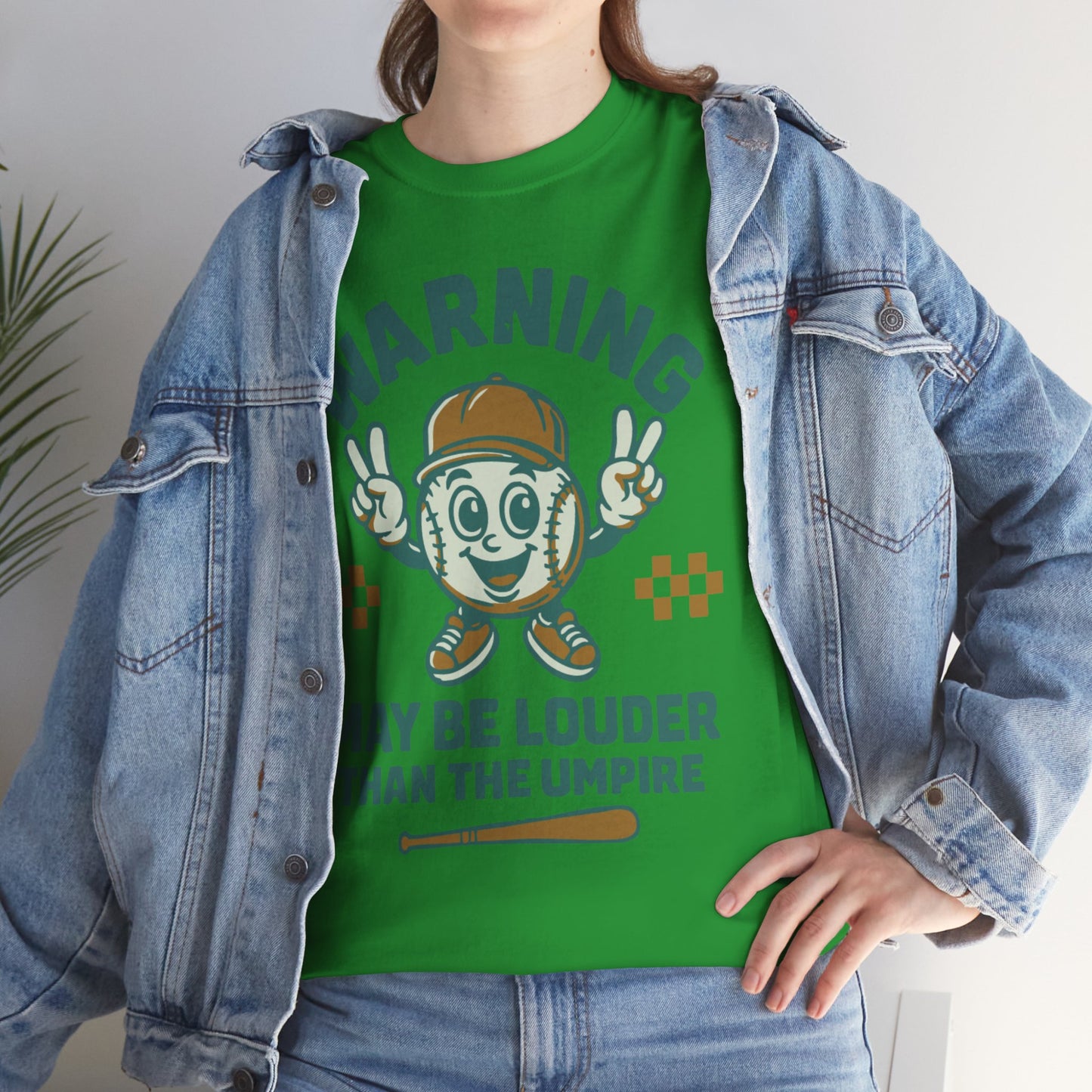 Warning T-Shirt, Fun Umpire Tee, Unique Sports Gift, Casual Wear, Perfect for Baseball Fans