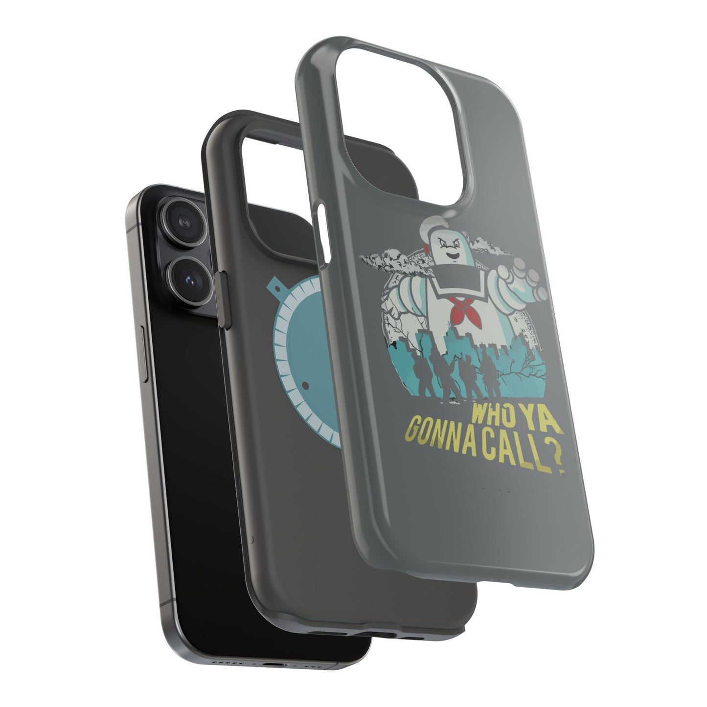 Ghostbuster-Inspired Tough Phone Case - Who Ya Gonna Call? - Perfect for Fans, Gift for Halloween, Geeky Accessories, Durable Protection
