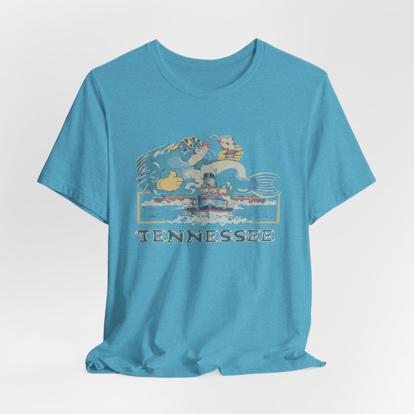 Tennessee Vintage Graphic Tee, Unisex Jersey Short Sleeve T-Shirt, Souvenir Shirt, Vacation Wear, Gift for Travelers, Retro Tee