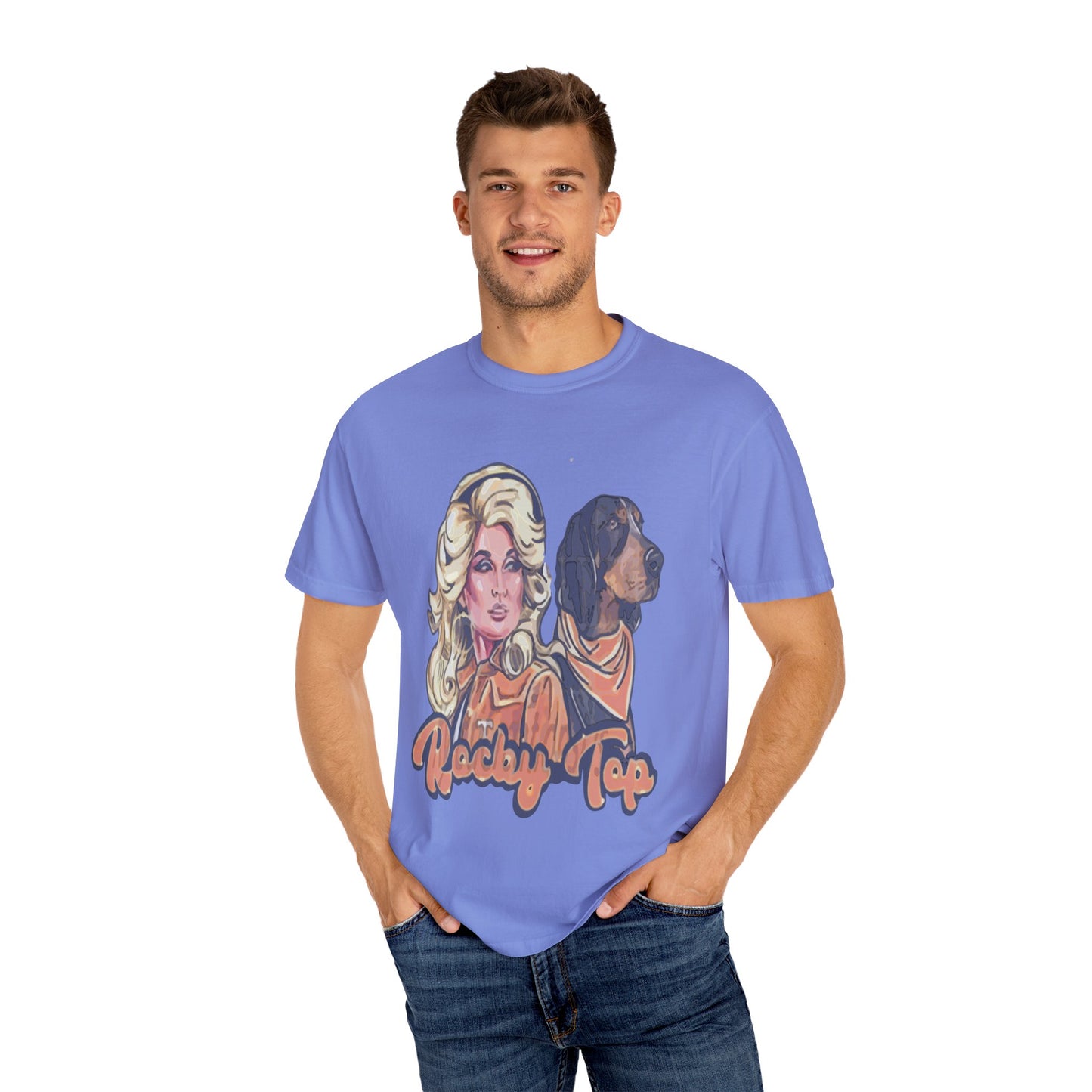 Rocky Top Retro T-Shirt, Dog Lover Tee, Vintage Country Shirt, Music Festival Apparel, Unique Gift for Pet Owners