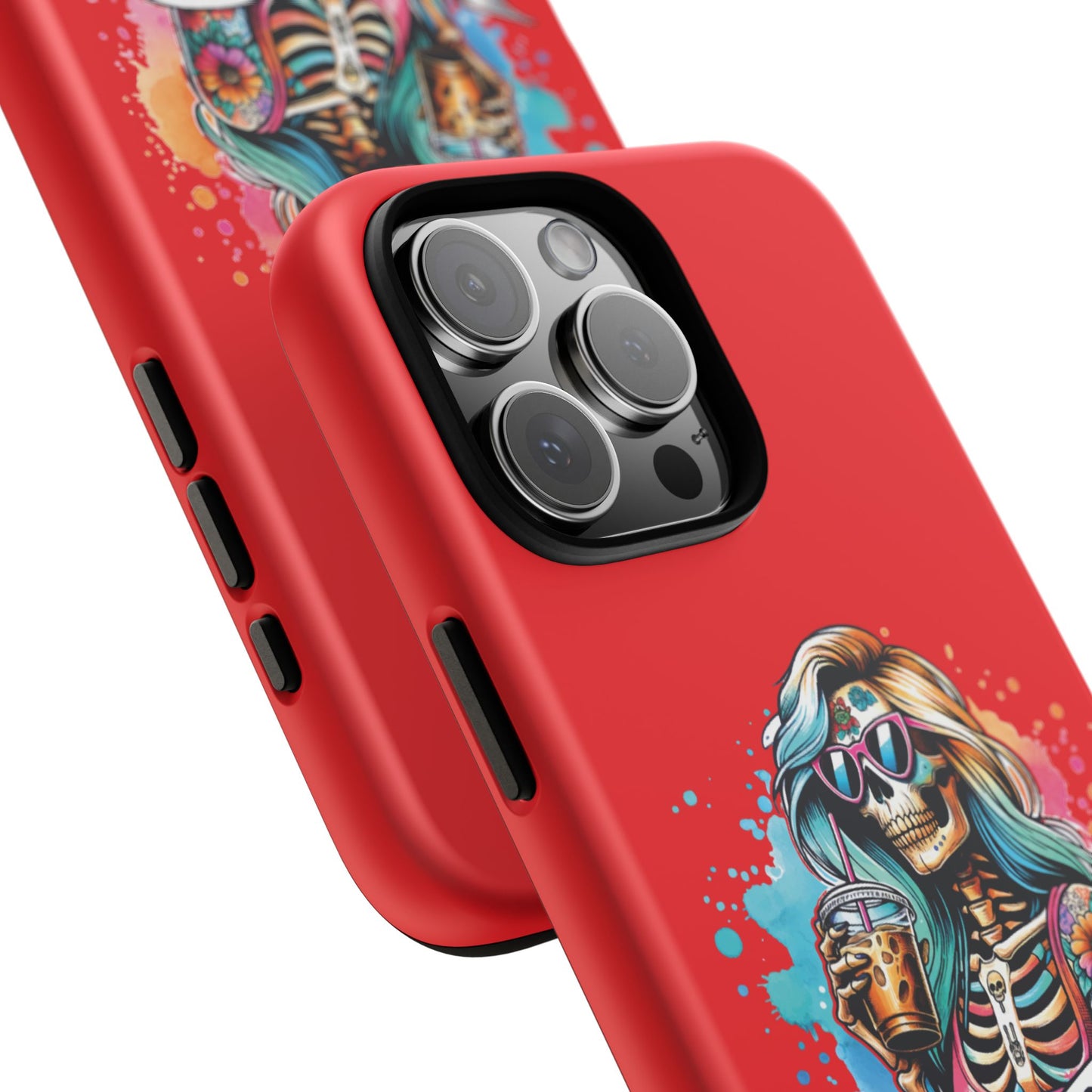Cool Moms Club Phone Case - Tough Cases, Funky Phone Cover, Gift for Moms, Skeleton Design, Trendy Tech Accessories