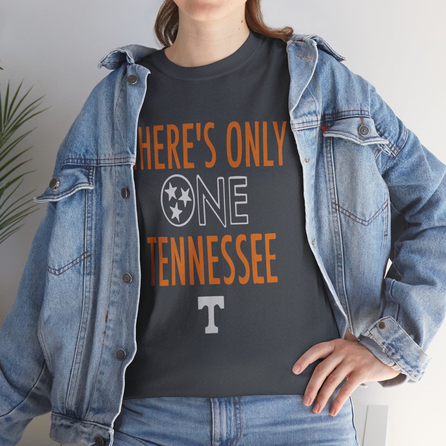 Tennessee Pride Tee, Unisex Heavy Cotton Tee, Tennessee Fans Gift, College Sports Apparel, Casual Everyday Wear, State Pride Shirt