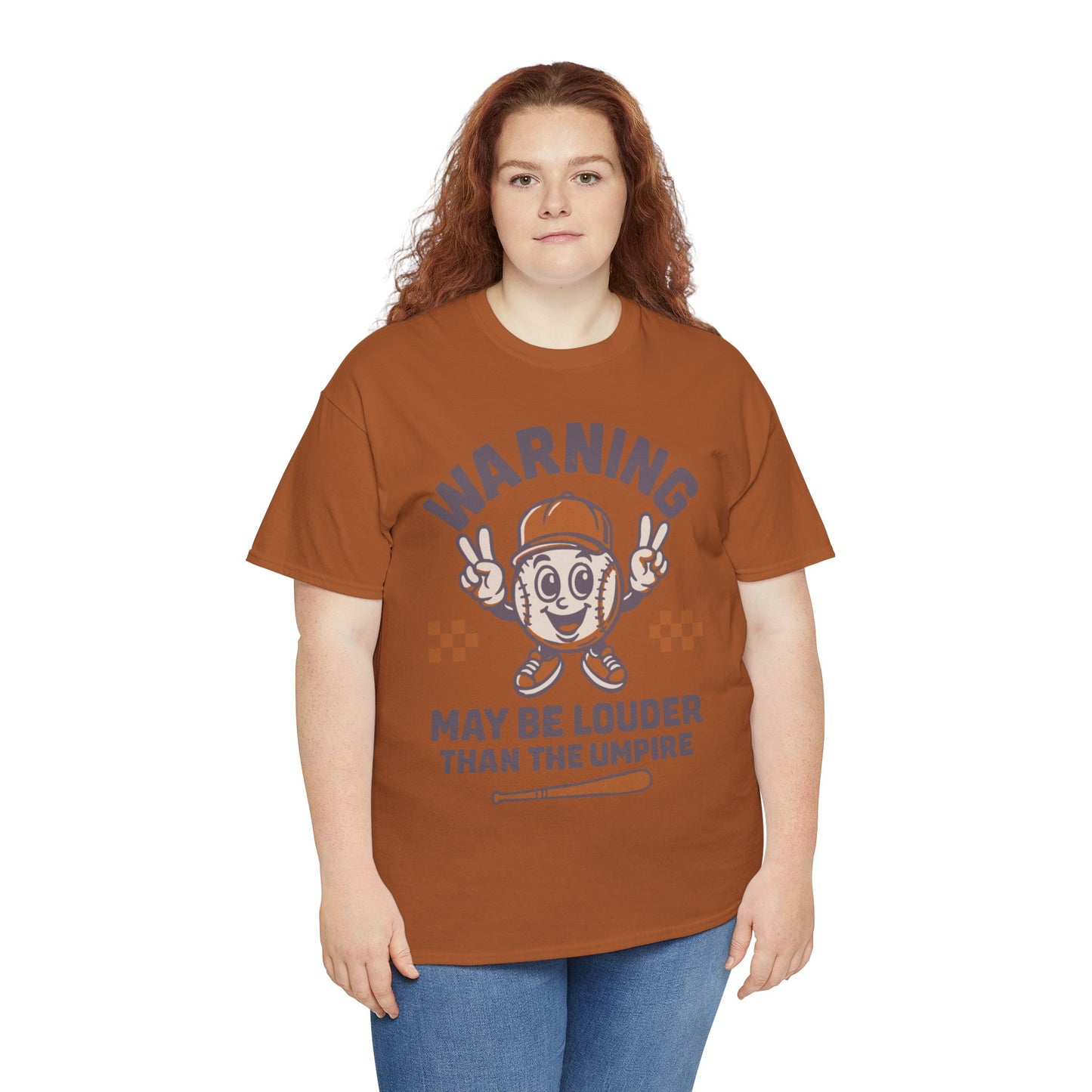 Warning T-Shirt, Fun Umpire Tee, Unique Sports Gift, Casual Wear, Perfect for Baseball Fans