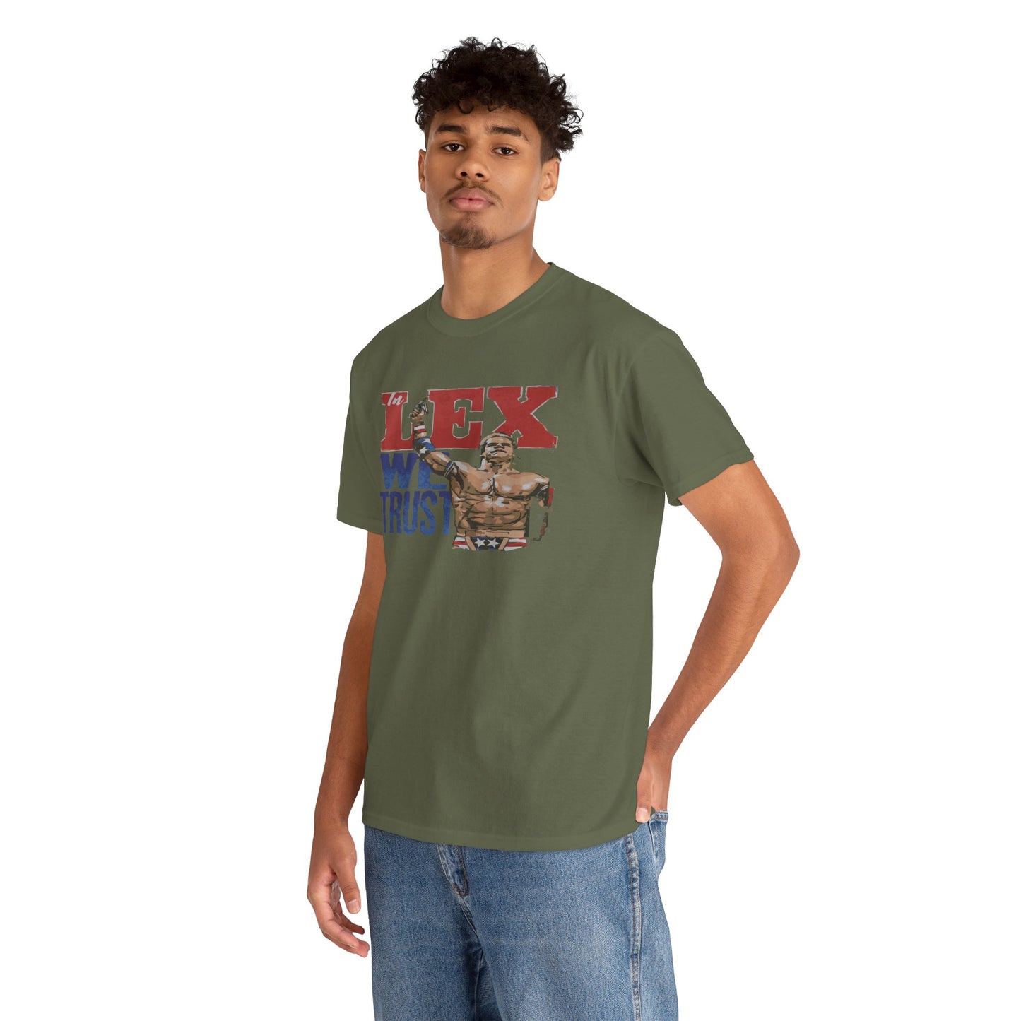 Unisex Cotton Tee with 'In Lex We Trust' Design, Casual Wear, Gift for Him/Her, Birthday, Independence Day, Patriotic Apparel