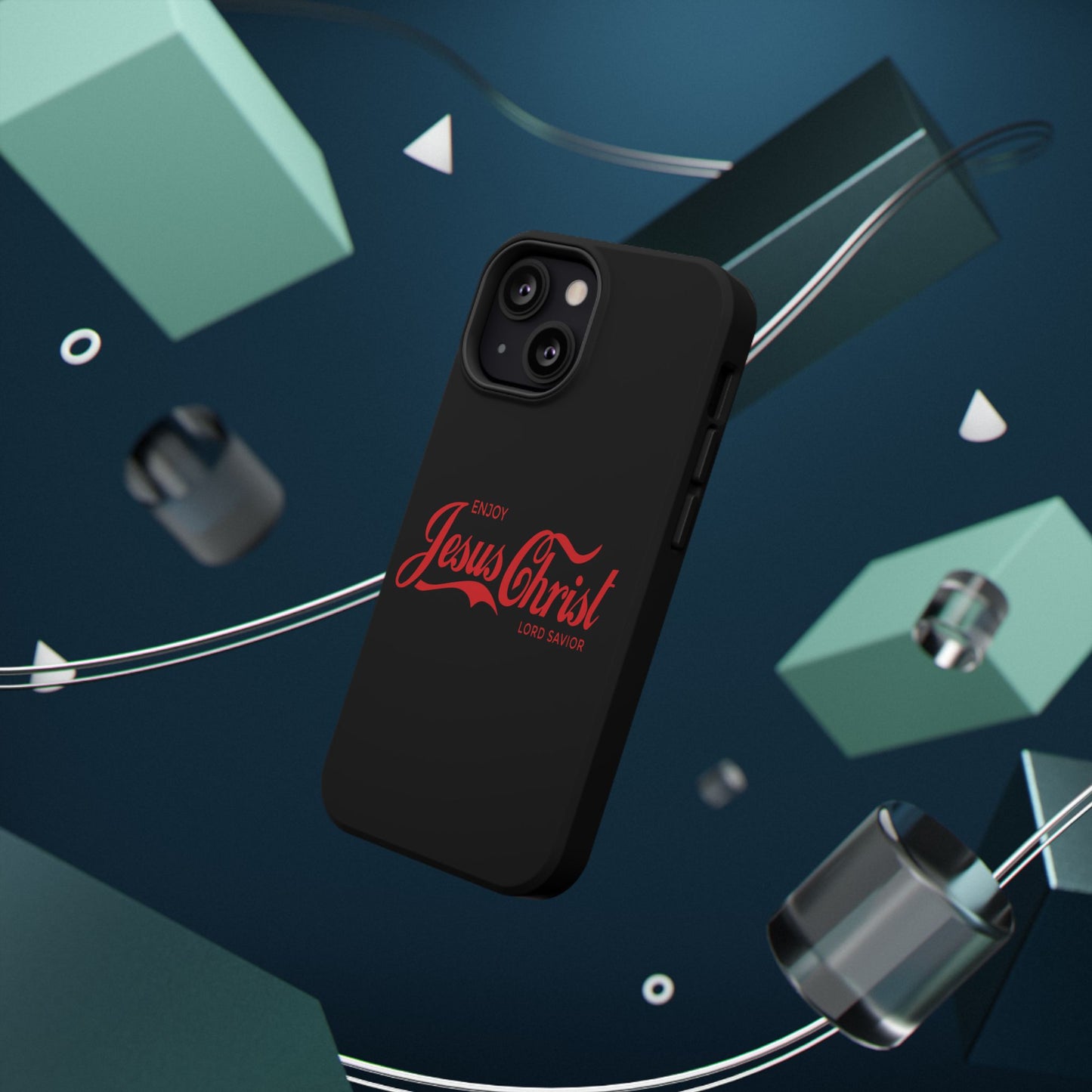 Impact-Resistant Phone Case: Enjoy Jesus Christ Lord Savior, Christian Gift, Durable Protection, Faith-Based Accessory, Holiday Gift