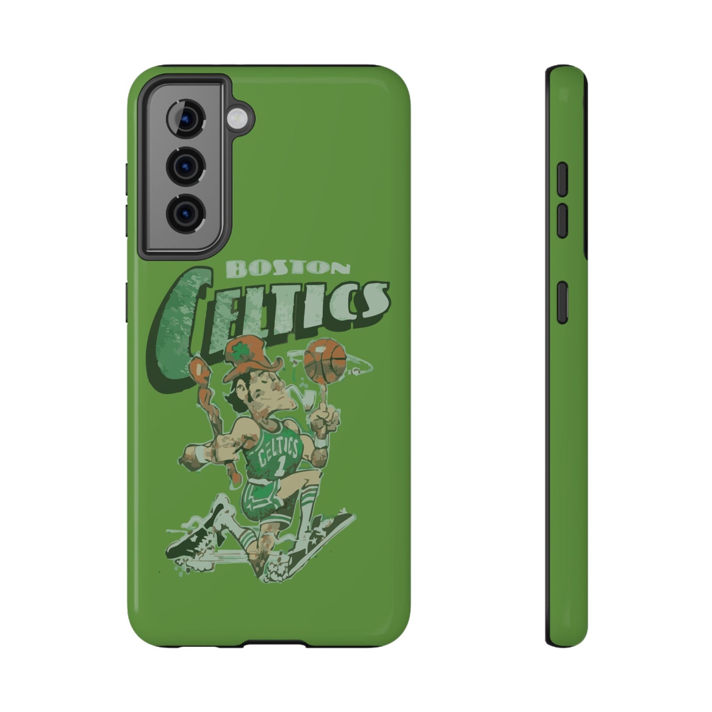 Boston Celtics Impact-Resistant Phone Case, Basketball Phone Cover, Sports Fan Gift, Sturdy Phone Case, NBA Merchandise, Team Spirit Decor