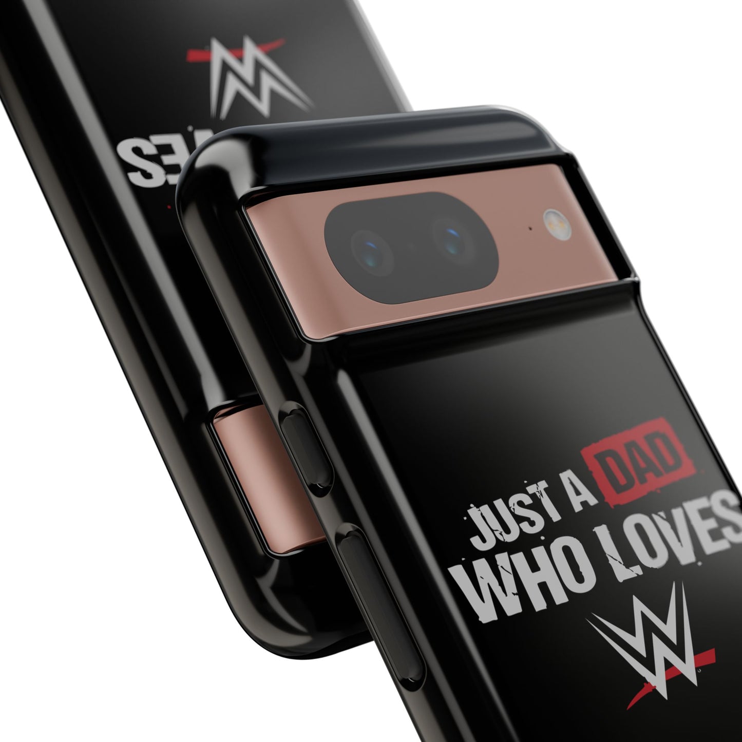 WWE Dad Phone Case, Tough Cases for Fathers, Gifts for Dad, Father's Day, Wrestling Fan Merchandise, Just a Dad Who Loves WWE