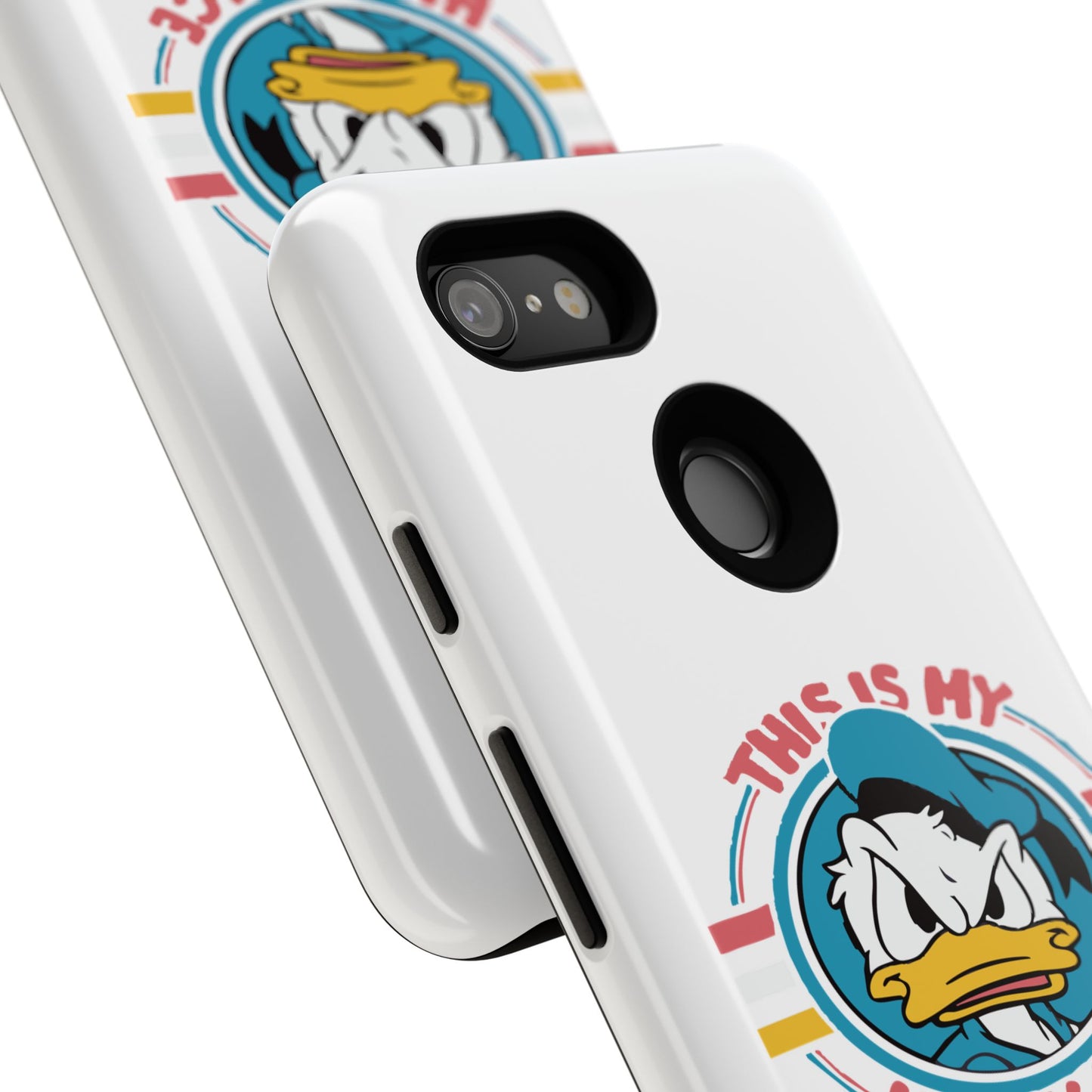 Tough Cases: This is My Happy Face Phone Case, Funny Phone Case, Donald Duck Case, Cute Phone Accessory, Gift for Disney Fans