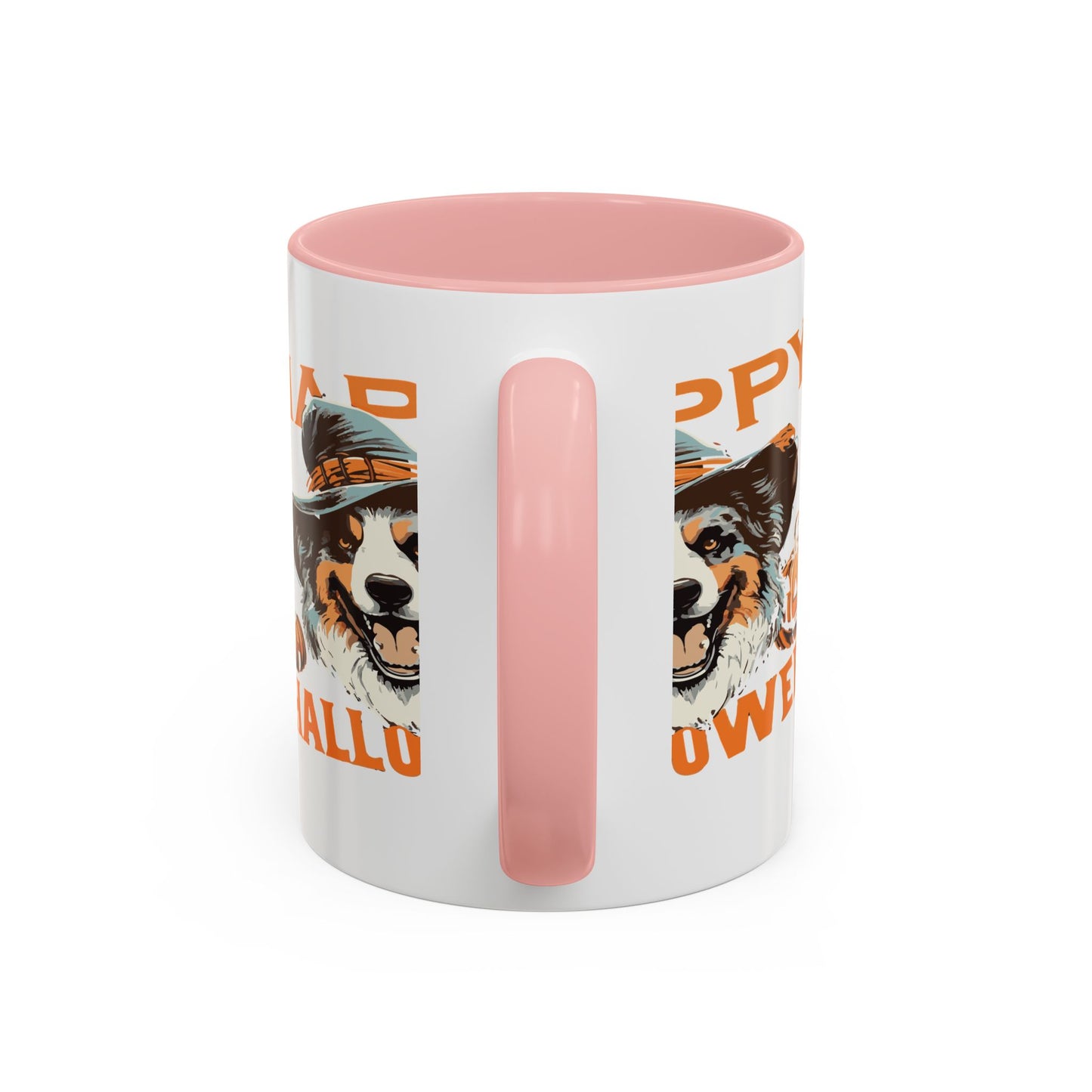 Halloween Dog Mug with Pumpkin Design, Cute Pet Lover Gift, Coffee Ceramic Cup for Fall, Spooky Season Decor, Happy Halloween