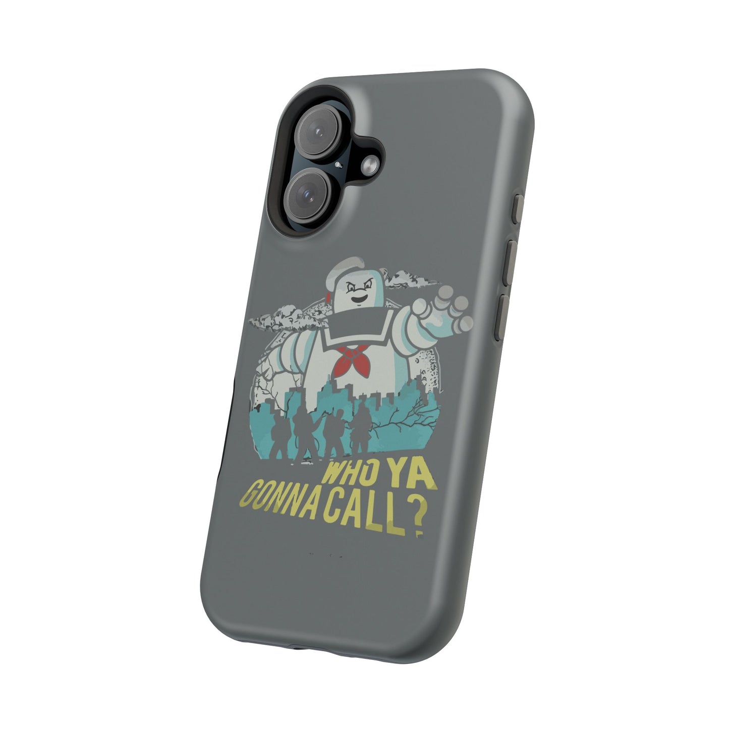Ghostbuster-Inspired Tough Phone Case - Who Ya Gonna Call? - Perfect for Fans, Gift for Halloween, Geeky Accessories, Durable Protection