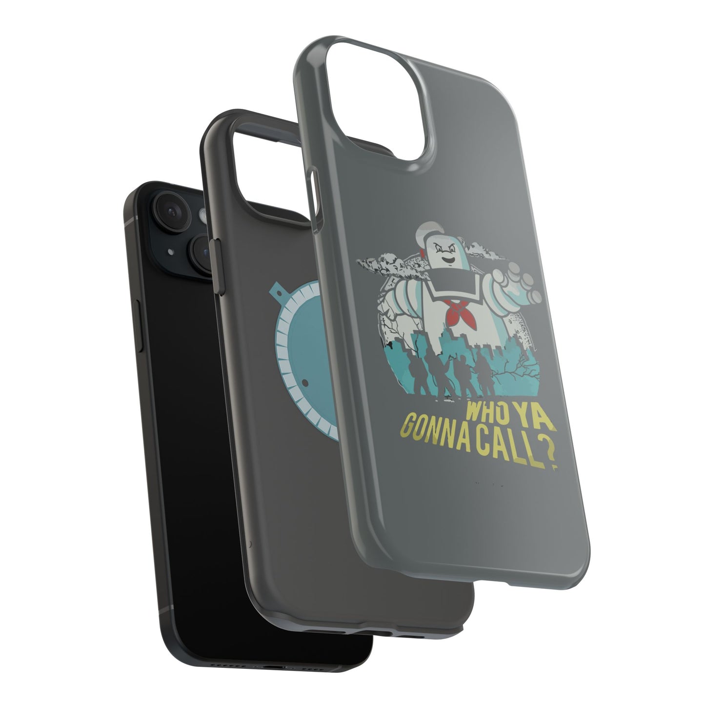 Ghostbuster-Inspired Tough Phone Case - Who Ya Gonna Call? - Perfect for Fans, Gift for Halloween, Geeky Accessories, Durable Protection
