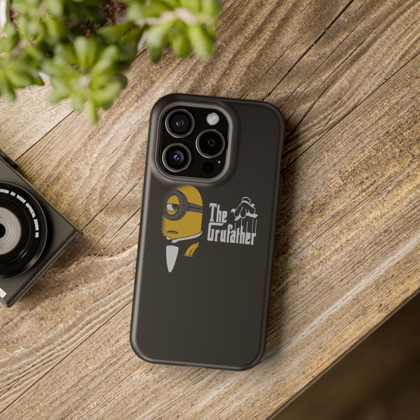 Magnetic Tough Cases: The Gruffather Phone Cover, Gift for Minions Fans, Unique Cell Phone Case, Durable Protective Case, Fun Cartoon Design