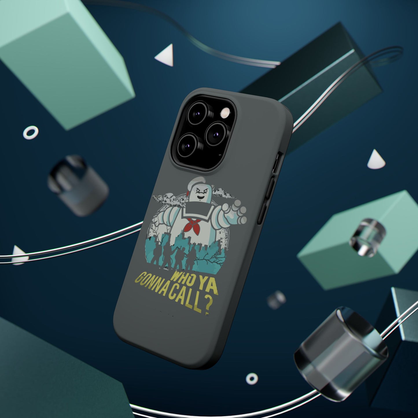 Ghostbuster-Inspired Tough Phone Case - Who Ya Gonna Call? - Perfect for Fans, Gift for Halloween, Geeky Accessories, Durable Protection