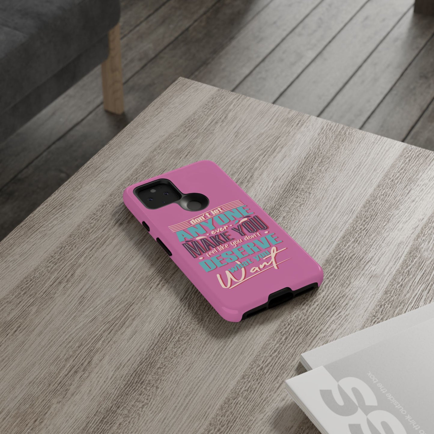 Inspirational Phone Case, Motivational Phone Cover, Tough Cases for Her, Gift for Friends, Self-Love Quote Case