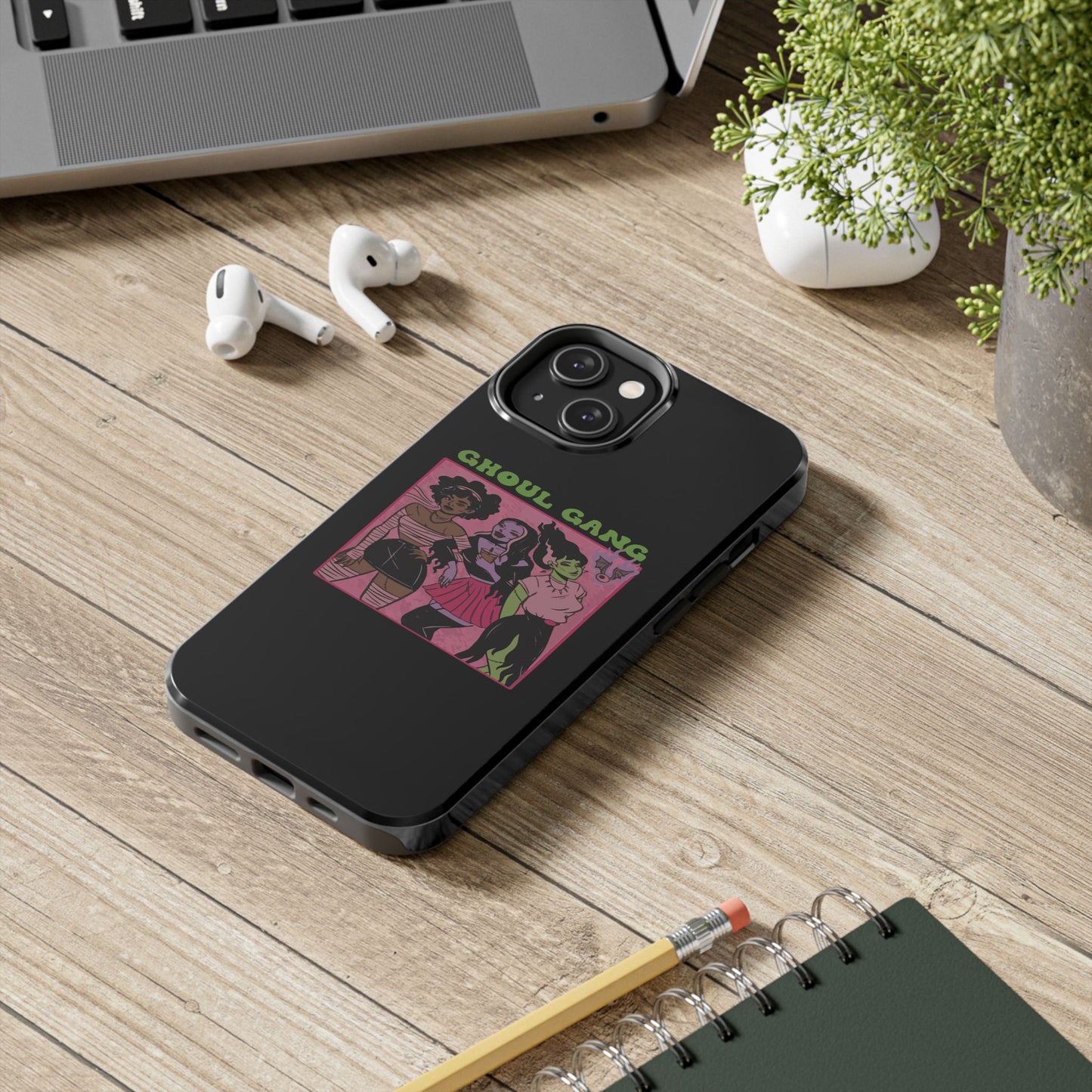 Ghoul Gang Tough Phone Cases | Unique Halloween Phone Cover, Cute Protective Case, Trendy Gift for Goth Fans, Spooky Style Accessory