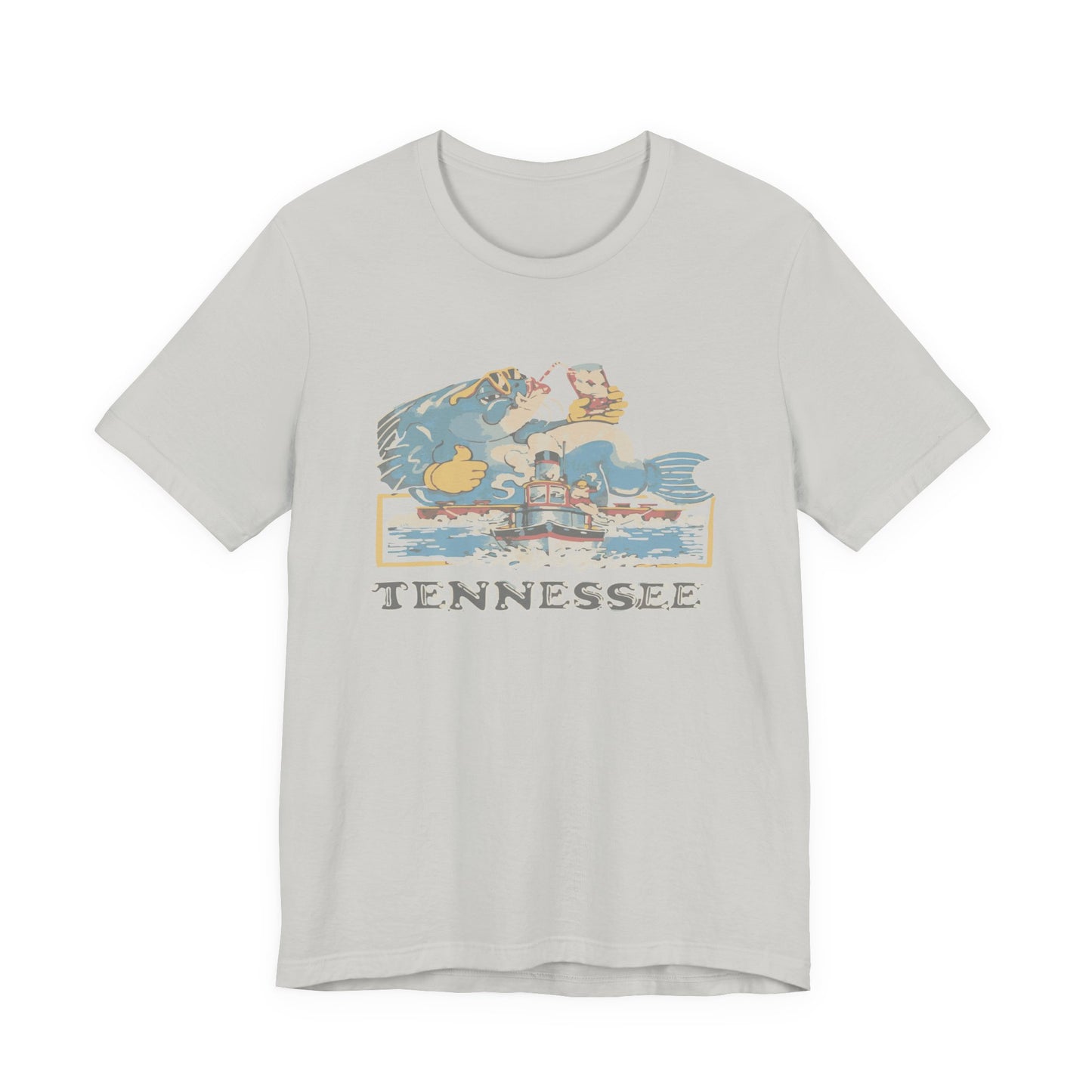 Tennessee Vintage Graphic Tee, Unisex Jersey Short Sleeve T-Shirt, Souvenir Shirt, Vacation Wear, Gift for Travelers, Retro Tee