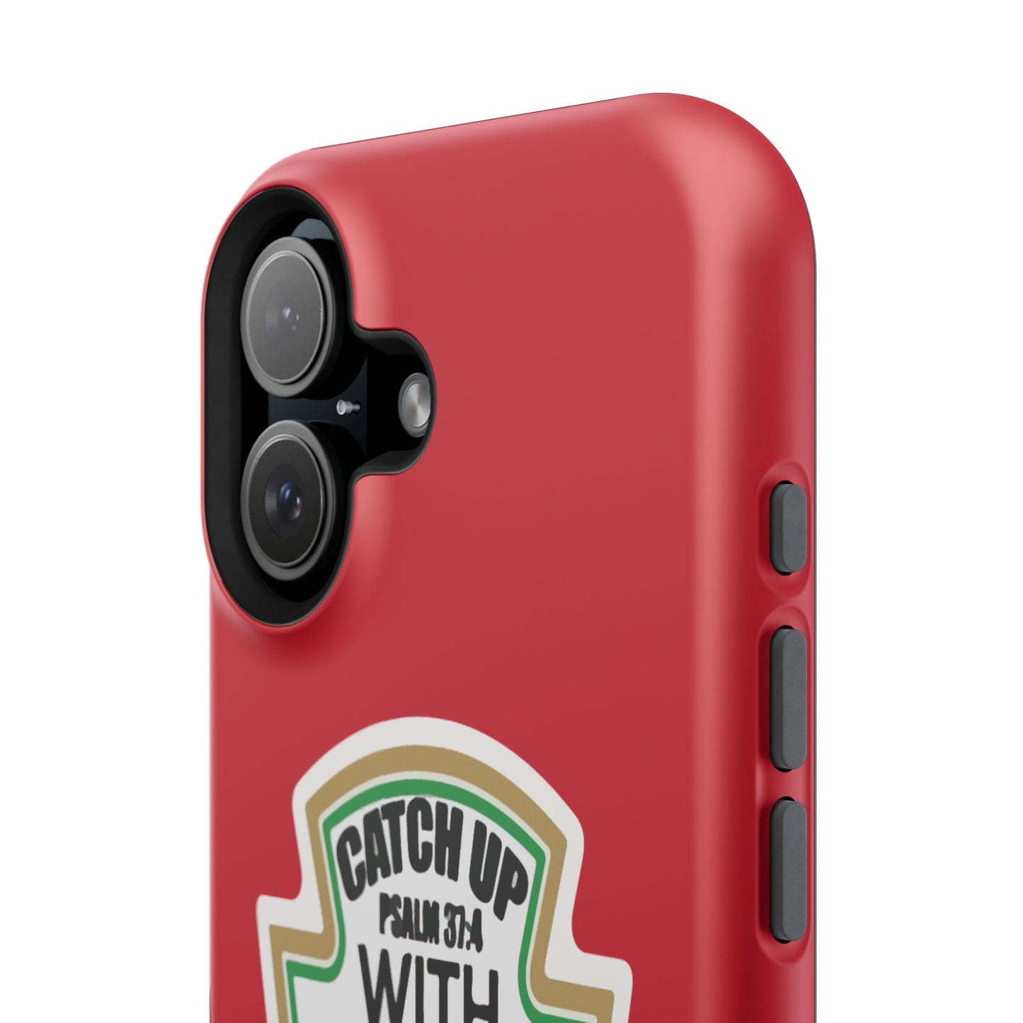 Fun Christian Phone Case, Catch Up with Jesus, Impact-Resistant, Faith-Based Gift, Religious Accessories, Bible Verses