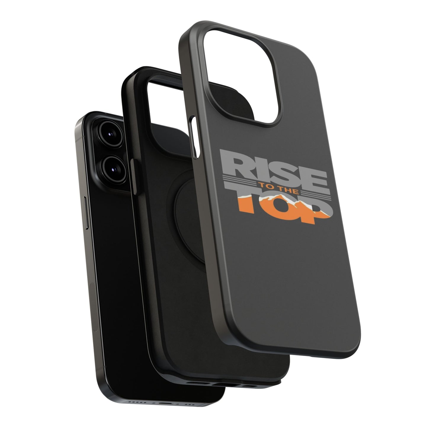 Impact-Resistant Phone Case - Rise to the Top, Durable Phone Cover, Gift for Motivational Quotes Lovers, Trendy Tech Accessories