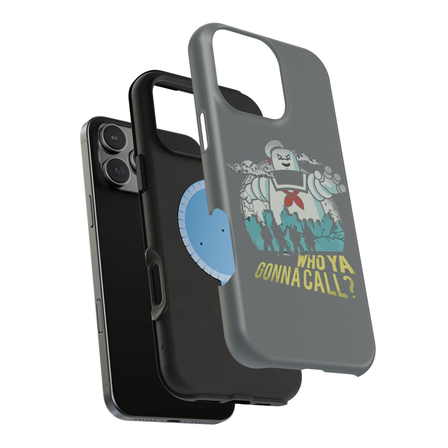 Ghostbuster-Inspired Tough Phone Case - Who Ya Gonna Call? - Perfect for Fans, Gift for Halloween, Geeky Accessories, Durable Protection