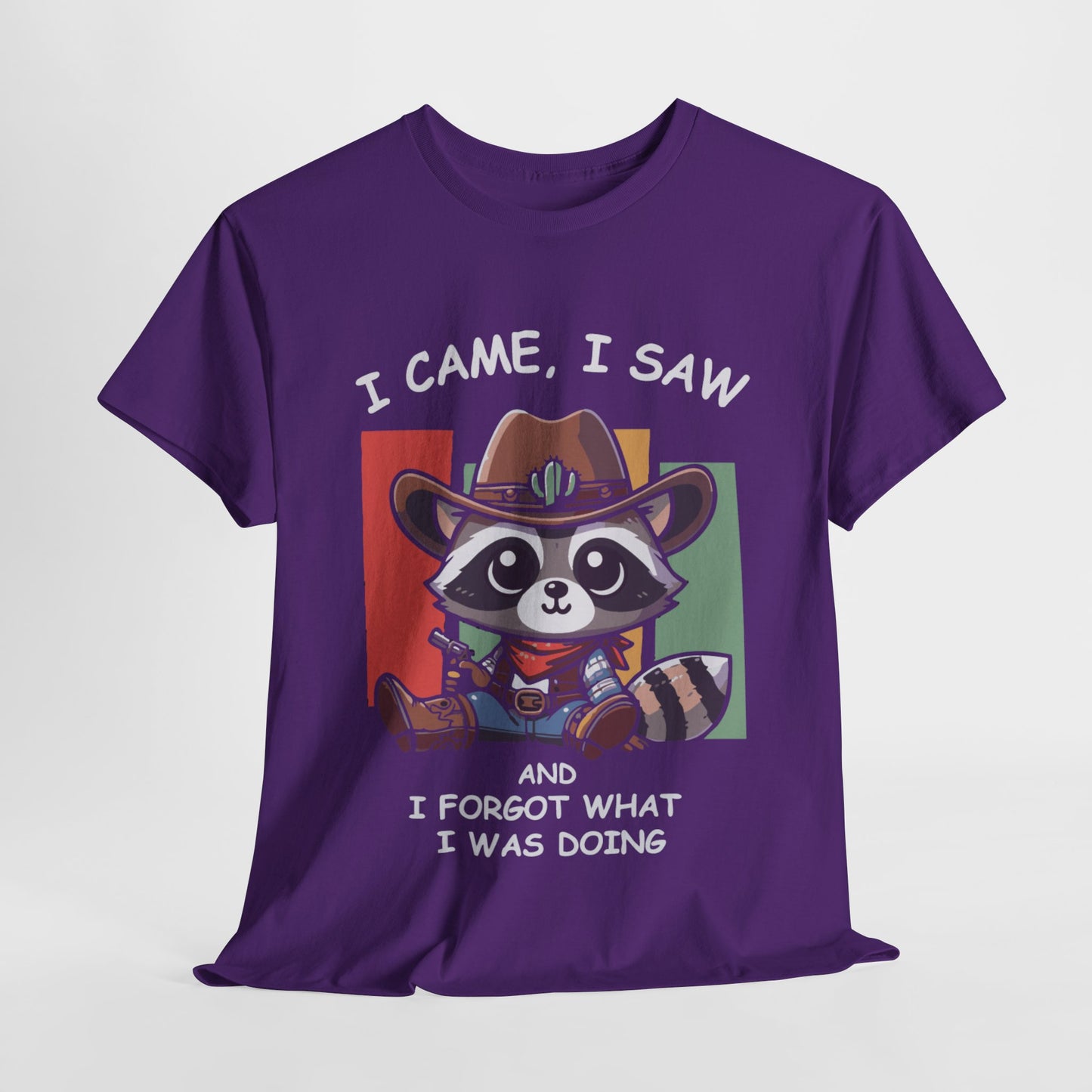 Fun Raccoon Graphic Tee, Cute Funny Animal T-Shirt, Unique Gift, Unisex Cotton Tee, Casual Wear, Birthday Gift, Humor Shirt