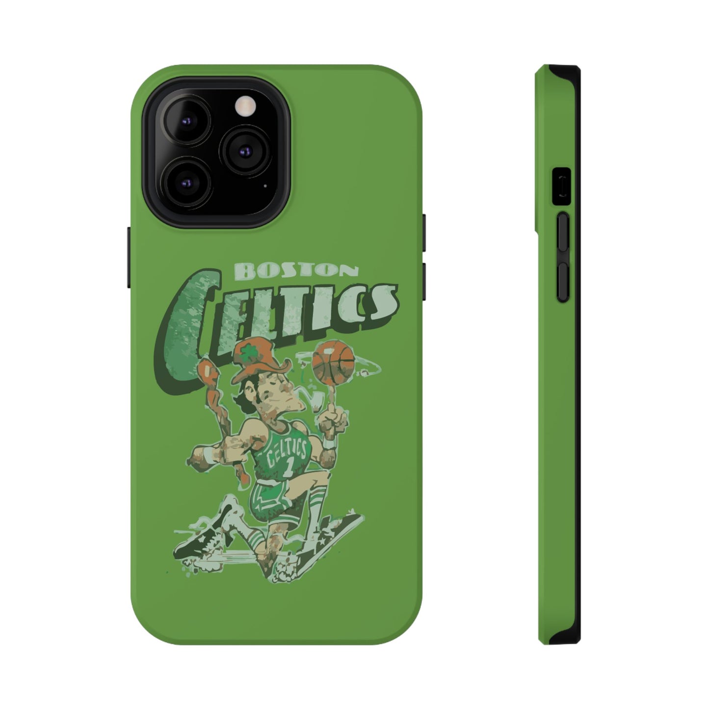 Boston Celtics Impact-Resistant Phone Case, Basketball Phone Cover, Sports Fan Gift, Sturdy Phone Case, NBA Merchandise, Team Spirit Decor