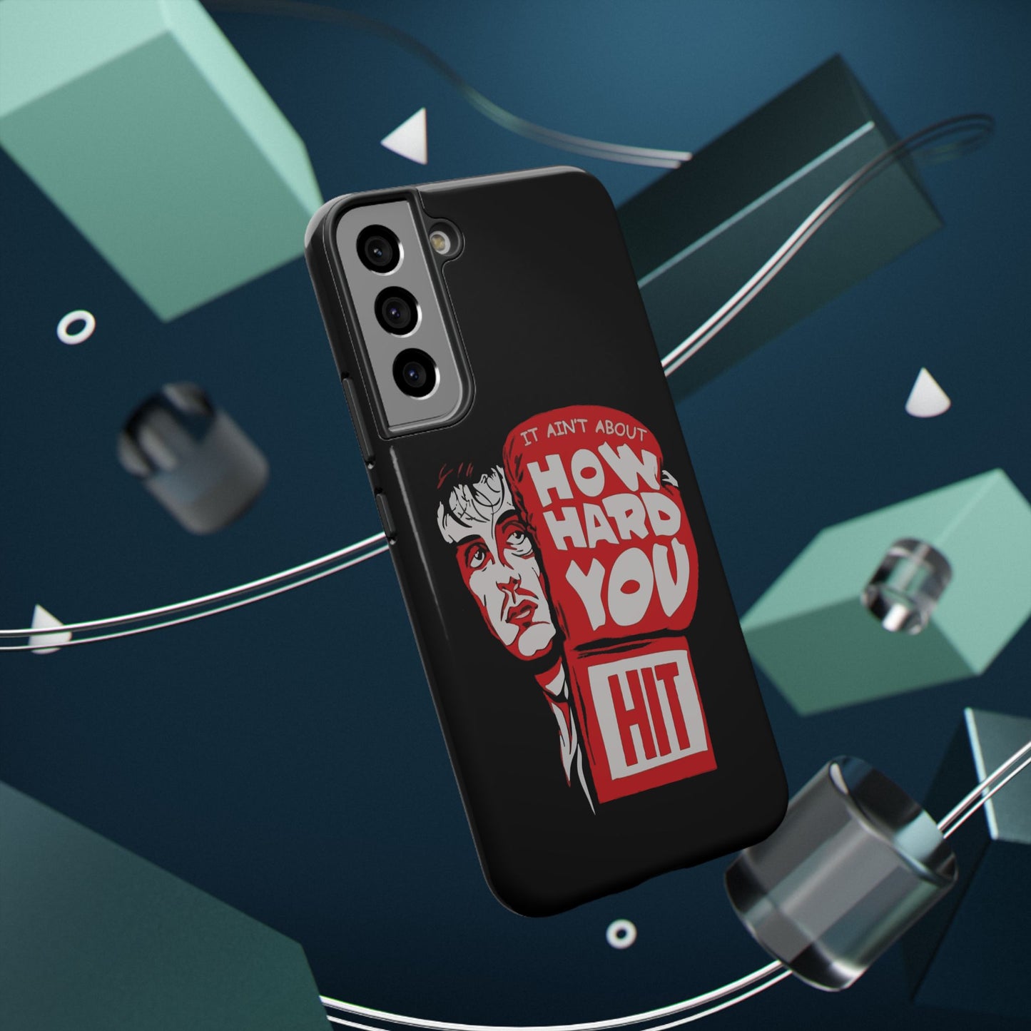 Impact-Resistant Phone Case, Rugged Smartphone Cover, Tough Phone Protection, Inspirational Gift, Motivational Tech Accessory