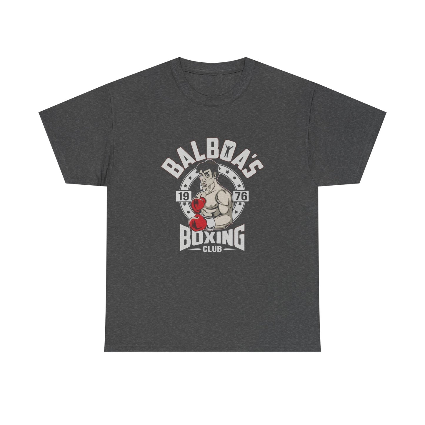 Balboa's Boxing Club Unisex Heavy Cotton Tee - Vintage Sports Shirt, Gym Apparel, Boxing Fan Gear, Fitness Gift, Casual Wear