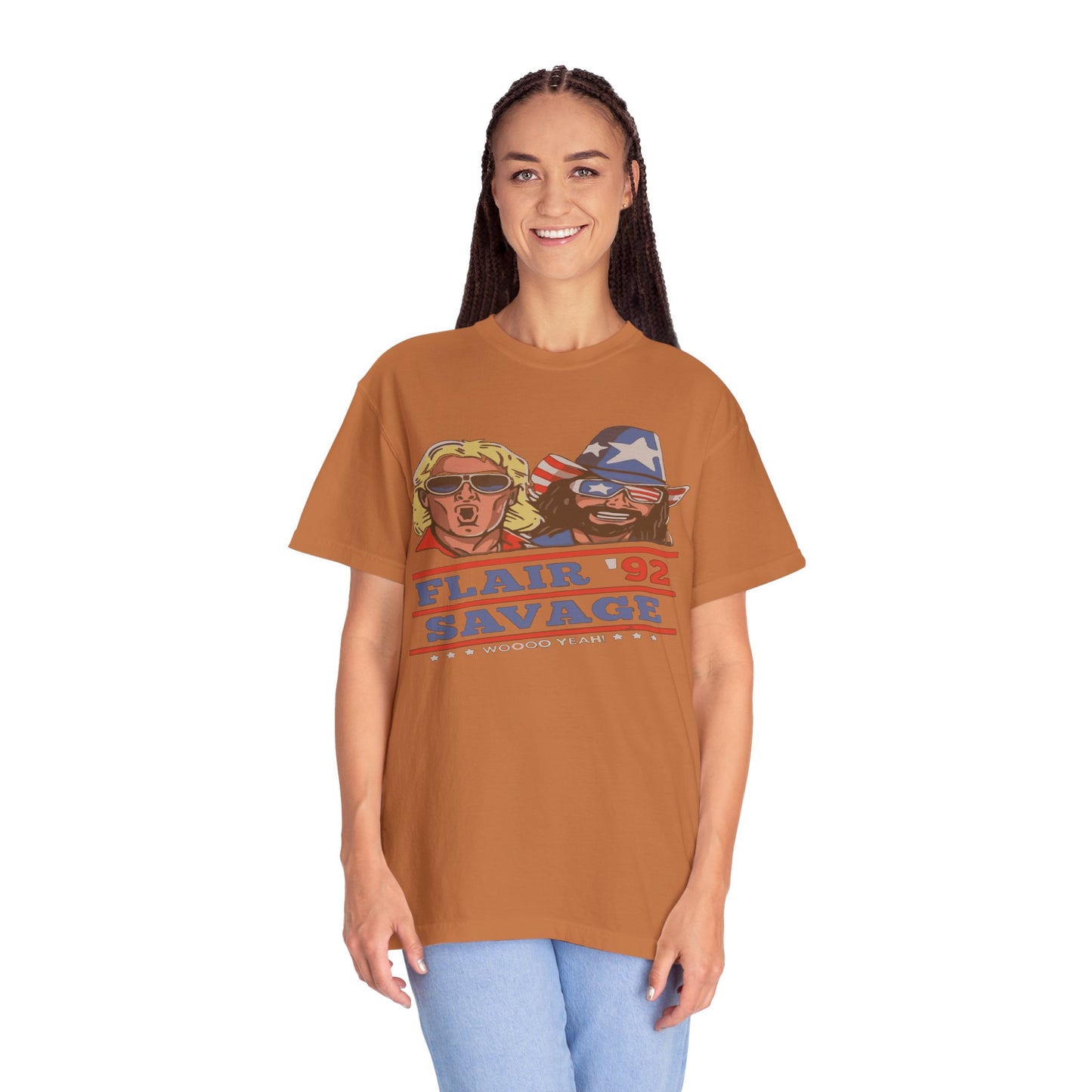 Retro Wrestling Fan T-Shirt, Unisex Graphic Tee, Flair Savage Shirt, Sports Fan Apparel, Vintage Style Gift