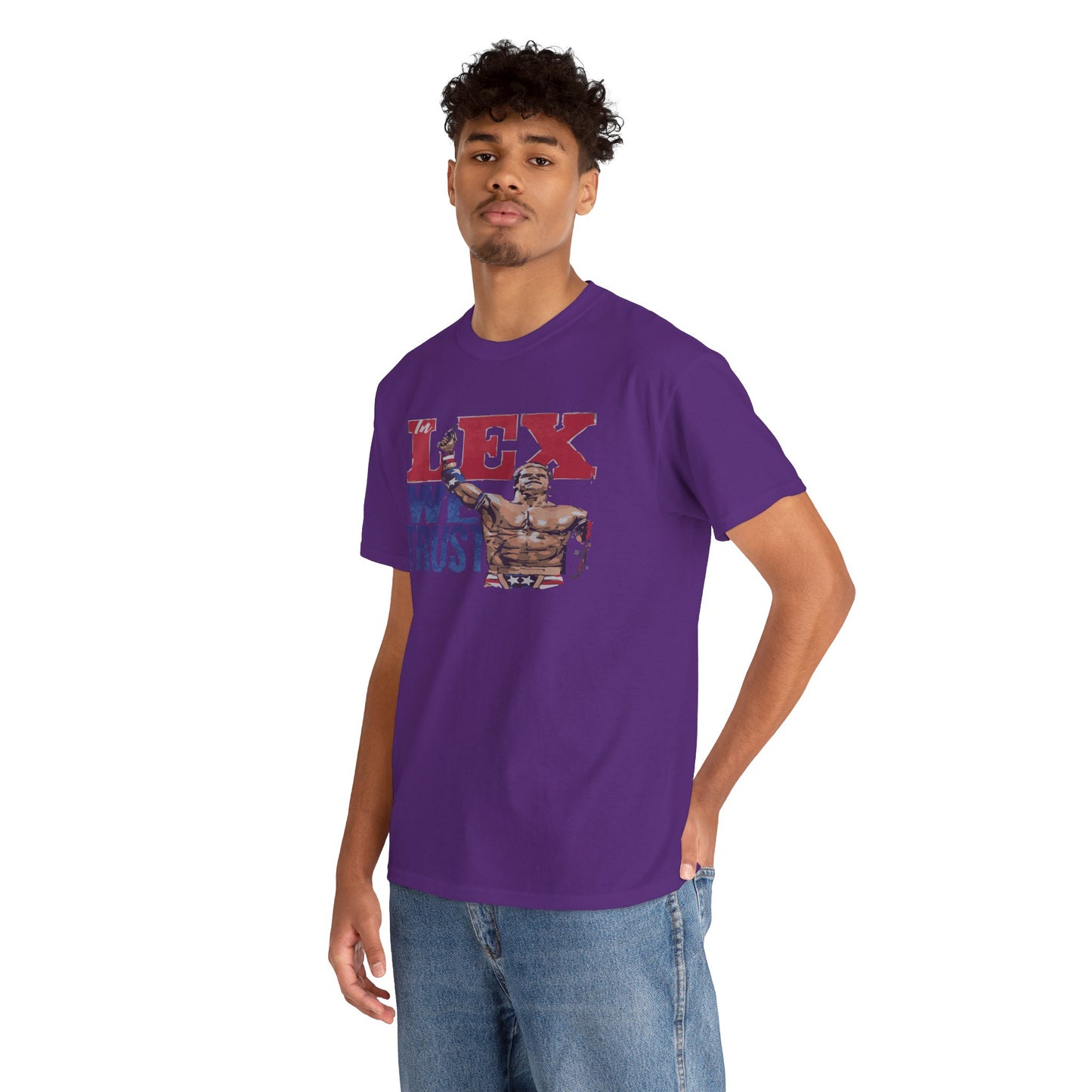 Unisex Cotton Tee with 'In Lex We Trust' Design, Casual Wear, Gift for Him/Her, Birthday, Independence Day, Patriotic Apparel