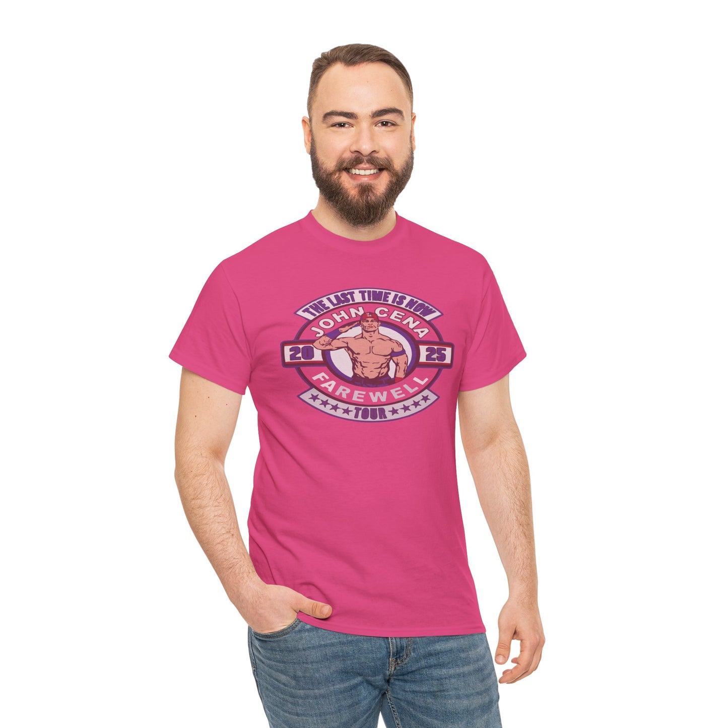 Wrestling Tribute Tee, John Cena Farewell Shirt, Unisex Graphic Tee, Fan Merchandise, Gift for Sports Lovers