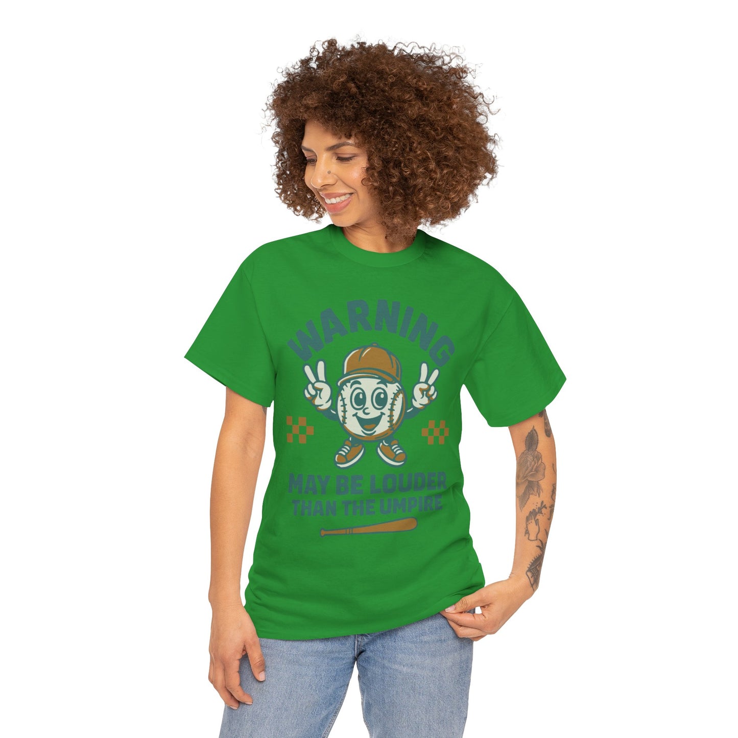 Warning T-Shirt, Fun Umpire Tee, Unique Sports Gift, Casual Wear, Perfect for Baseball Fans