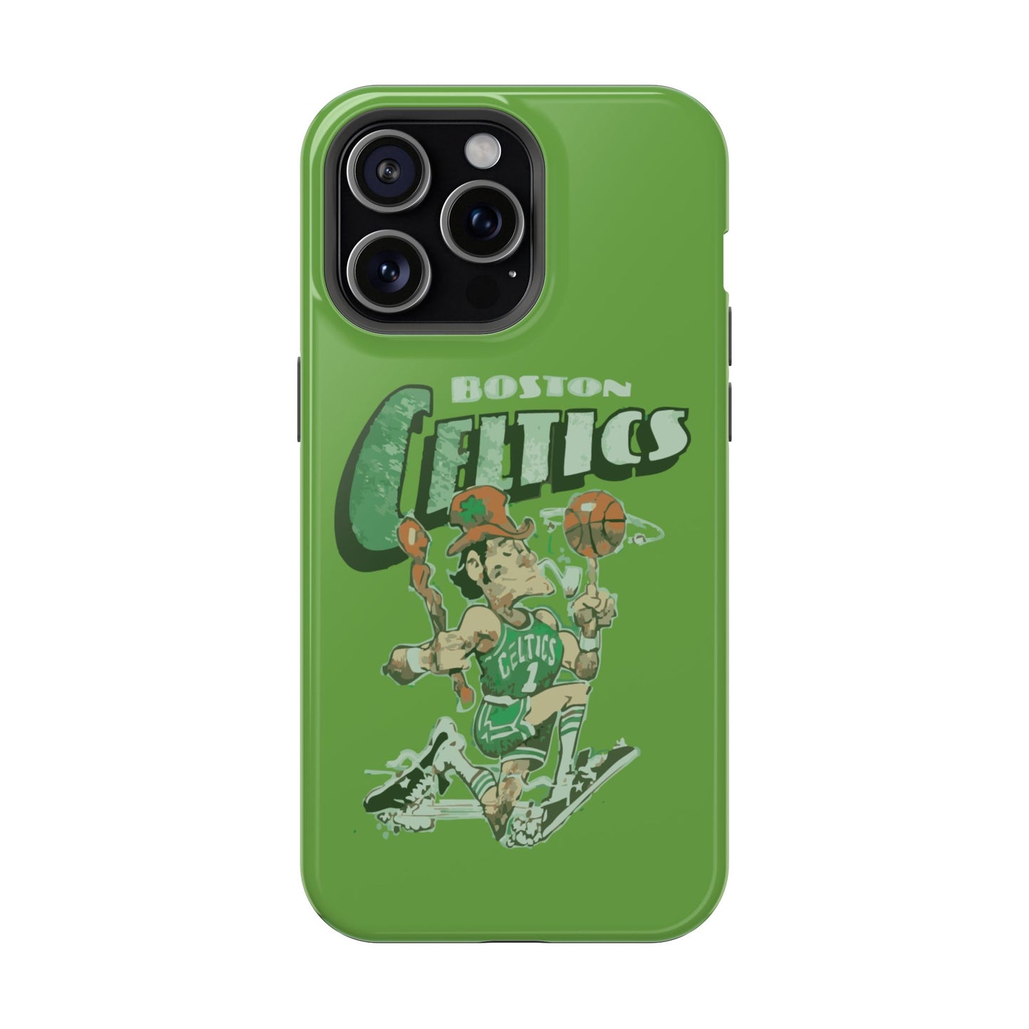 Boston Celtics Impact-Resistant Phone Case, Basketball Phone Cover, Sports Fan Gift, Sturdy Phone Case, NBA Merchandise, Team Spirit Decor