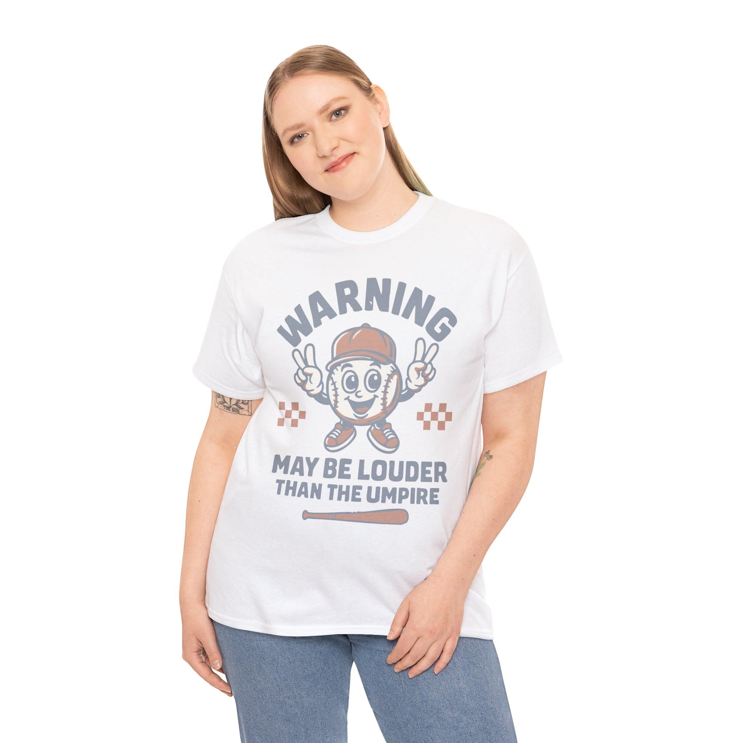 Warning T-Shirt, Fun Umpire Tee, Unique Sports Gift, Casual Wear, Perfect for Baseball Fans