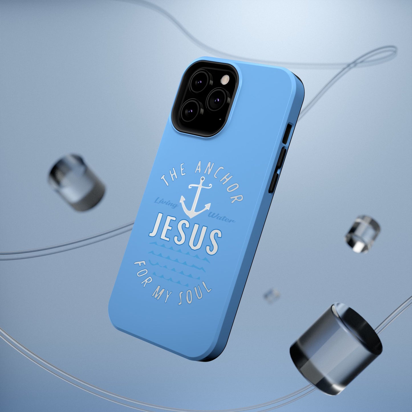Jesus Anchor Phone Case, Christian Tech Accessories, Inspirational Gifts, Unique Phone Covers, Faith-Based Decor