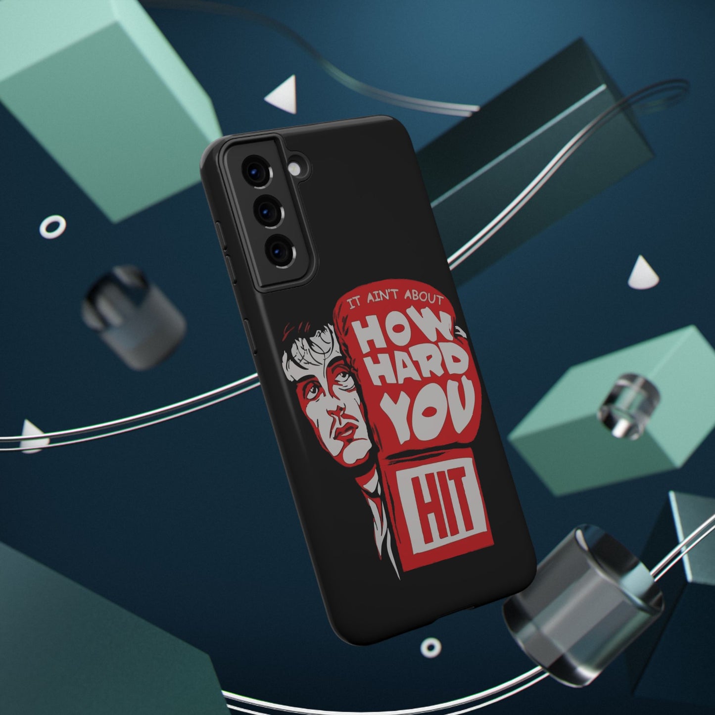 Impact-Resistant Phone Case, Rugged Smartphone Cover, Tough Phone Protection, Inspirational Gift, Motivational Tech Accessory