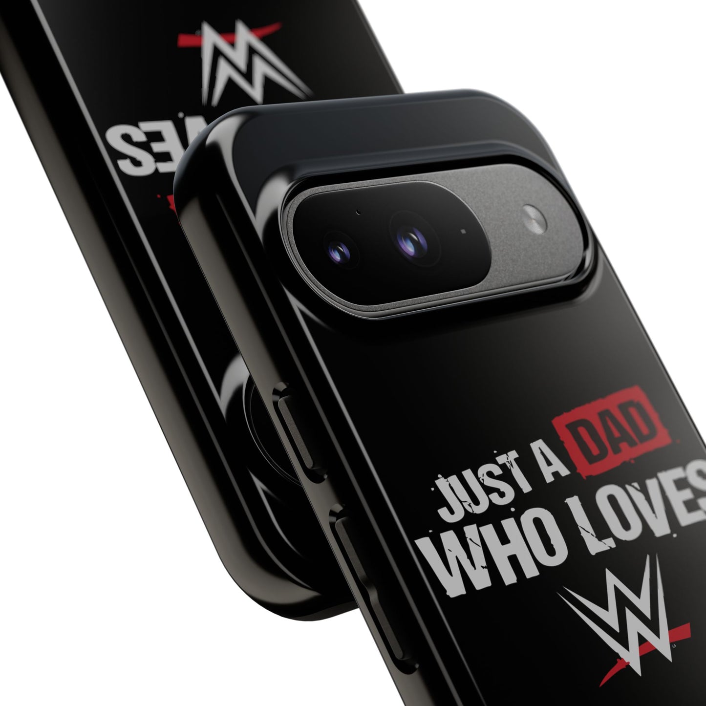 WWE Dad Phone Case, Tough Cases for Fathers, Gifts for Dad, Father's Day, Wrestling Fan Merchandise, Just a Dad Who Loves WWE