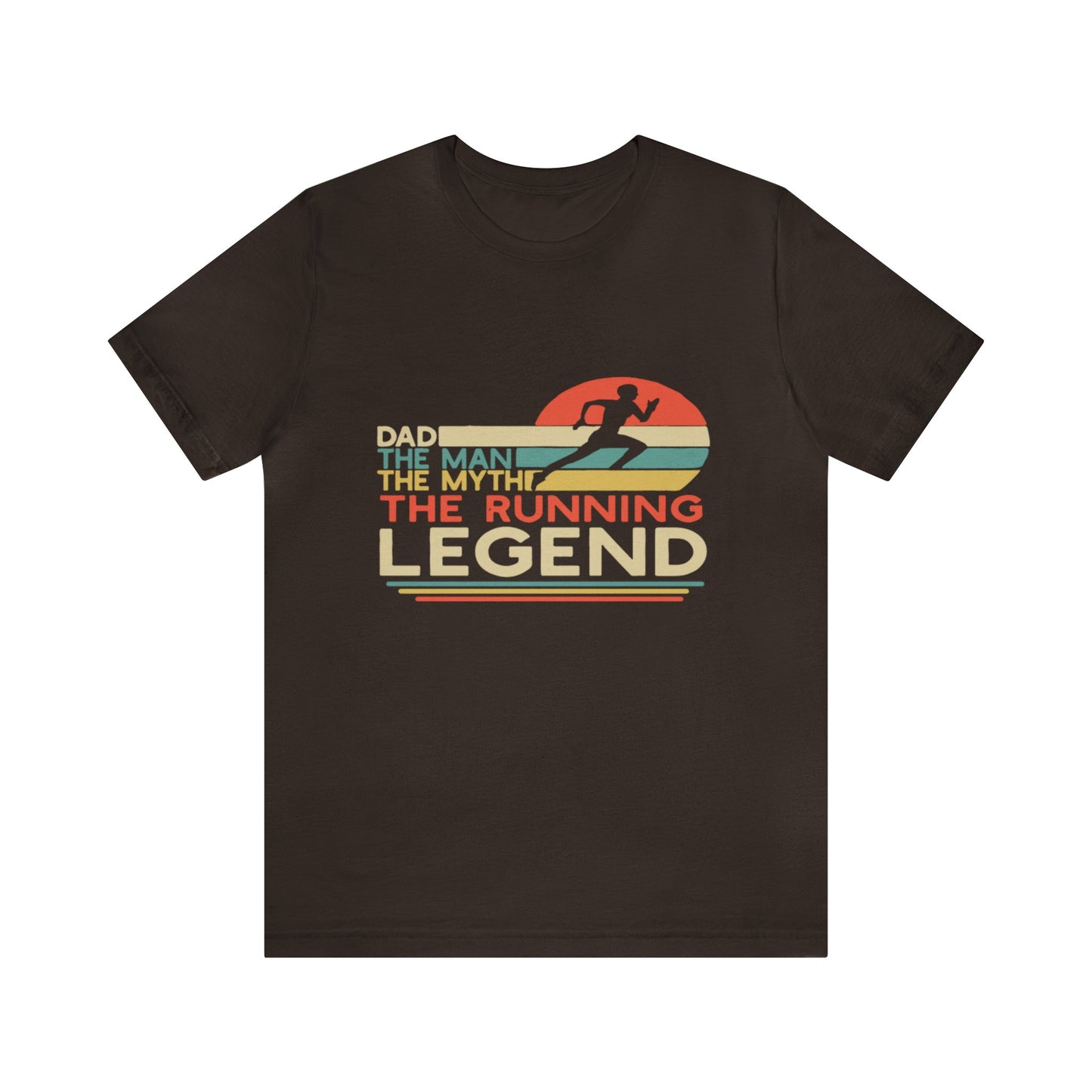 The man. The Myth, The Runner Unisex Jersey Short Sleeve Tee