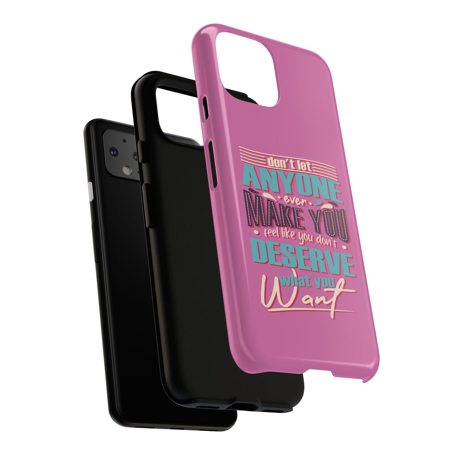 Inspirational Phone Case, Motivational Phone Cover, Tough Cases for Her, Gift for Friends, Self-Love Quote Case