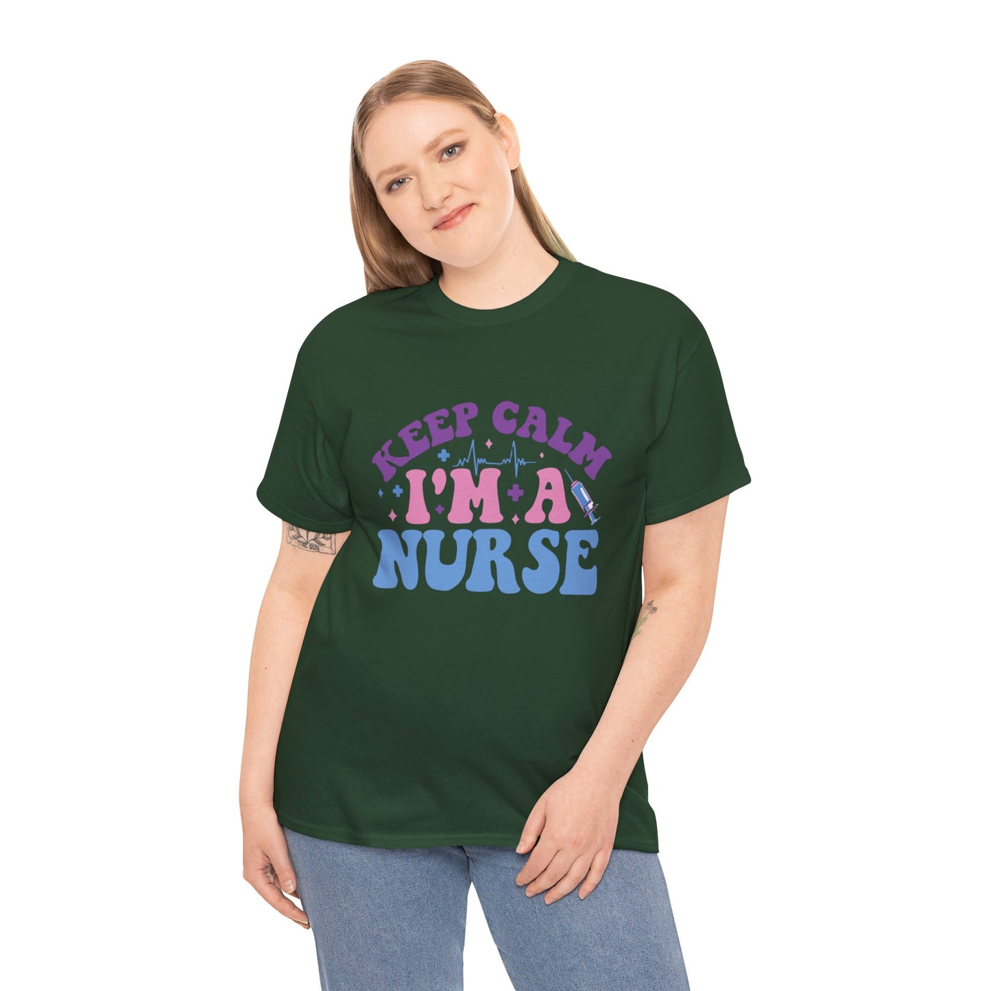 Nurse Appreciation Heavy Cotton Tee, Funny Nurse Gift, Medical Humor Shirt, Nurse Day Celebration Tee, Caregiver Outfit