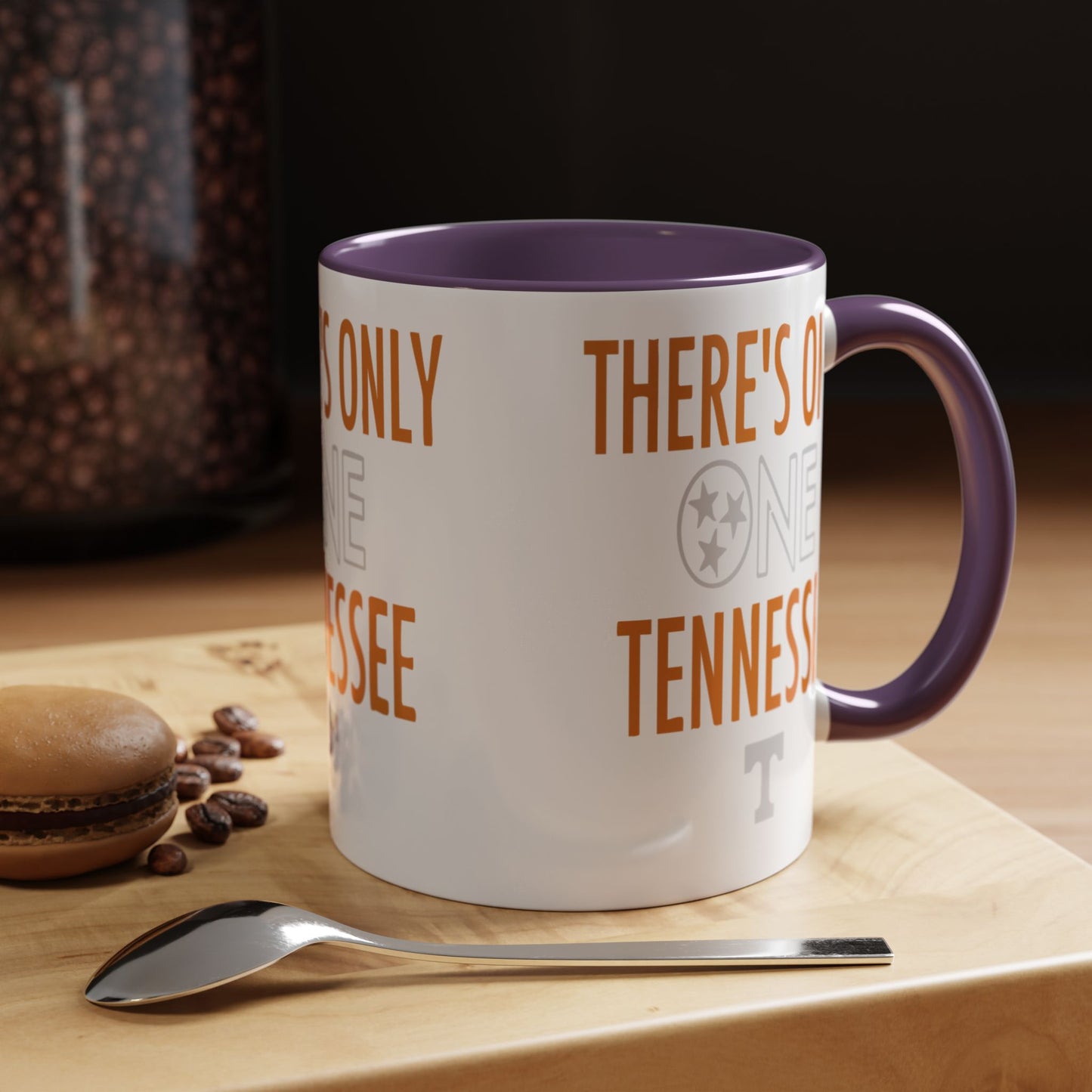 Tennessee Accent Coffee Mug - Perfect for Fans, Gift for Graduates, Home Office Essential, Sports Celebration, Personalized Tea Cup