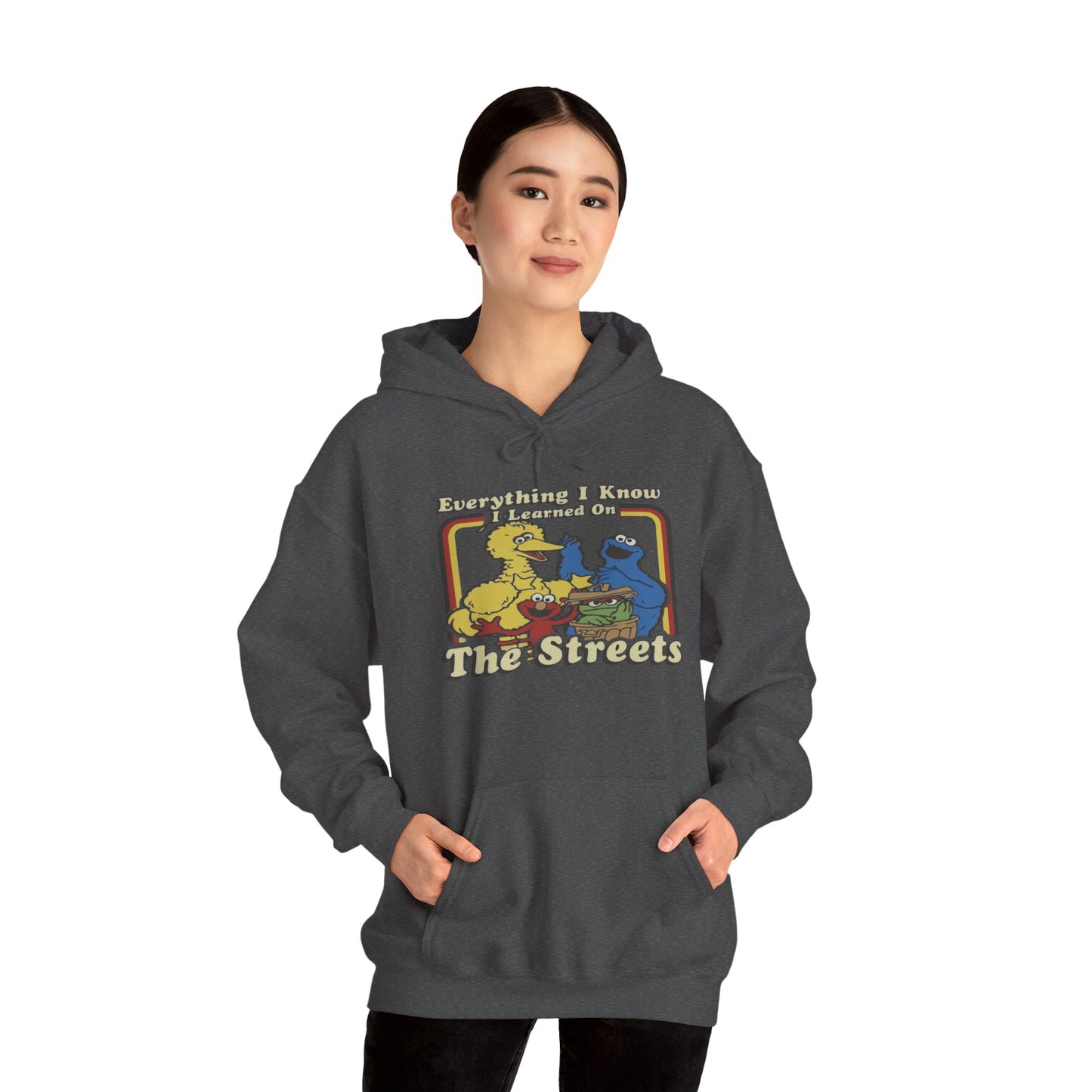 Vintage Street Art Hoodie - Cozy Unisex Sweatshirt for Creative Souls, Outdoor Relaxation, Casual Hangouts