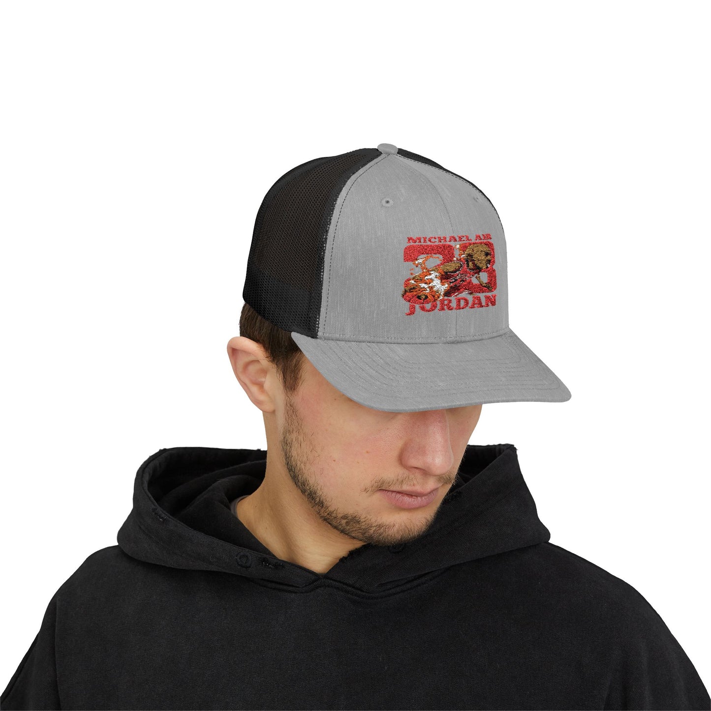 Snapback Trucker Cap - Micheal Jordan Number 23, Classic NBA Hat