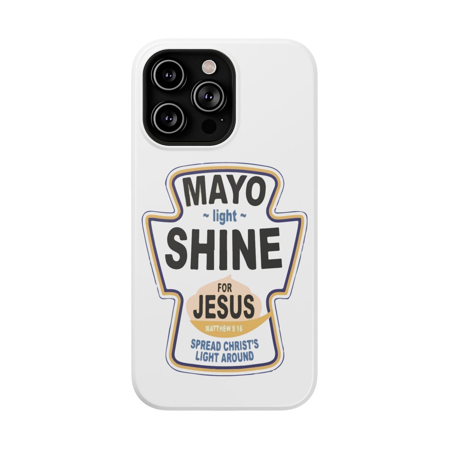 Jesus Message Impact-Resistant Case, Faith-Based Phone Cover, Inspirational Tech Accessory, Christian Gift, Bible Verse Case