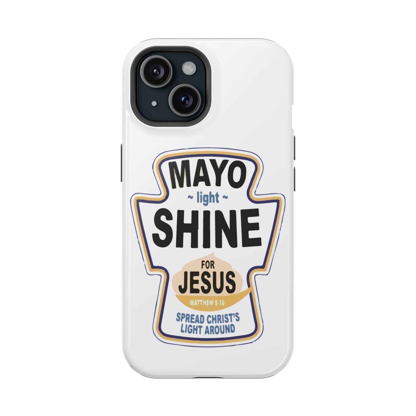 Jesus Message Impact-Resistant Case, Faith-Based Phone Cover, Inspirational Tech Accessory, Christian Gift, Bible Verse Case