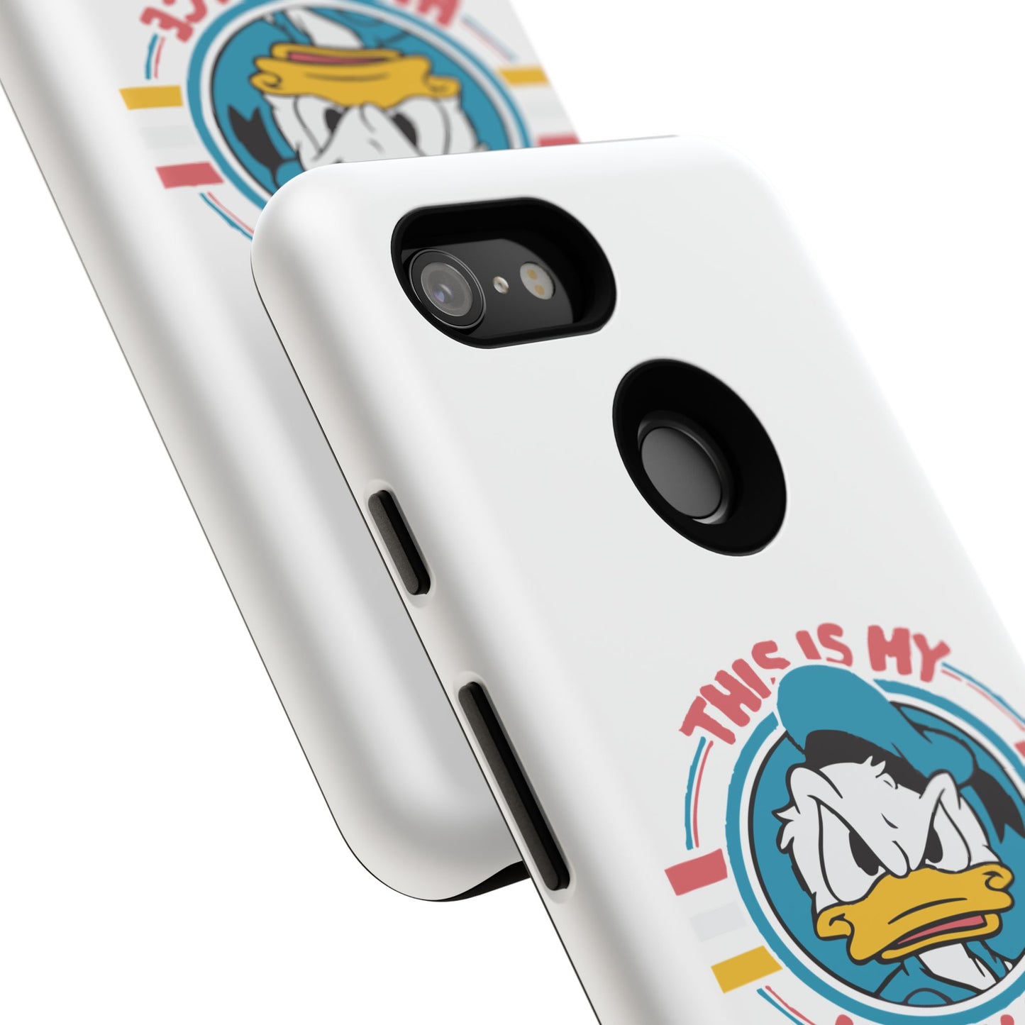 Tough Cases: This is My Happy Face Phone Case, Funny Phone Case, Donald Duck Case, Cute Phone Accessory, Gift for Disney Fans