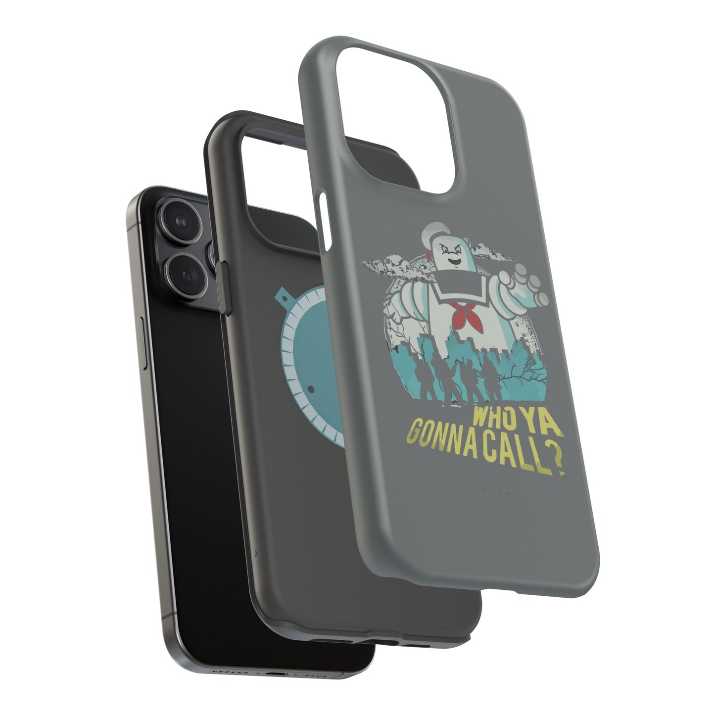 Ghostbuster-Inspired Tough Phone Case - Who Ya Gonna Call? - Perfect for Fans, Gift for Halloween, Geeky Accessories, Durable Protection